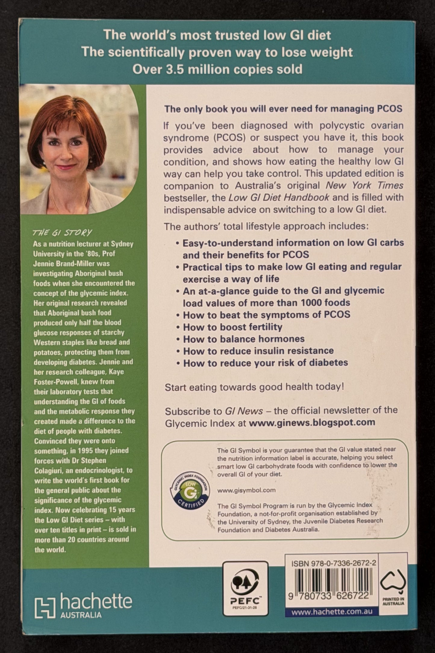 Low GI Diet for Polycystic Ovarian Syndrome by Janette Brand Miller et al.