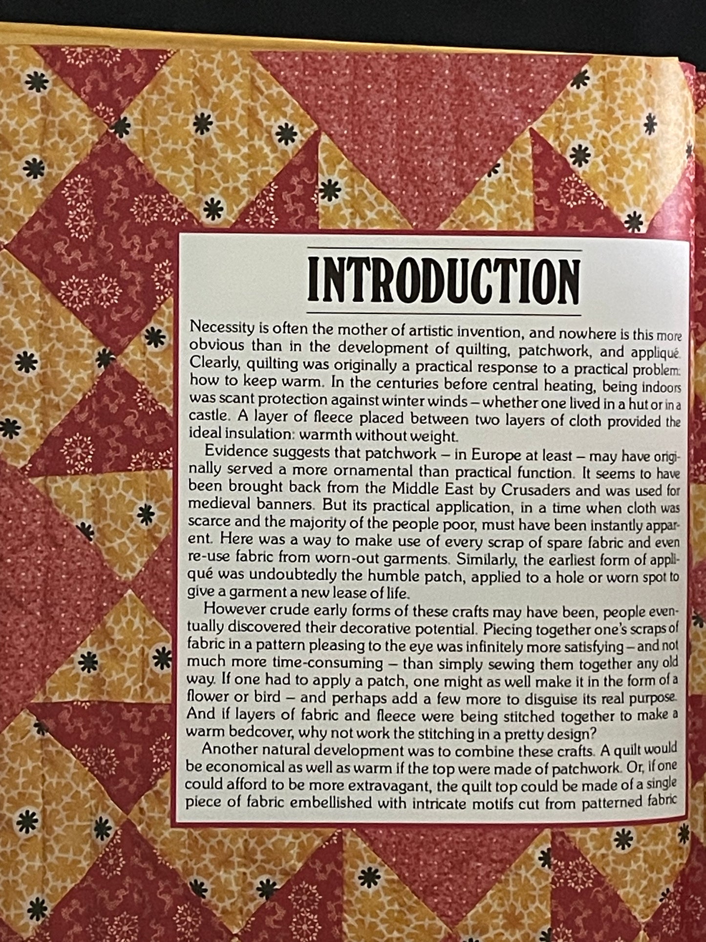 Quilting, Patchwork and Appliqué by Eleanor Van Zandt