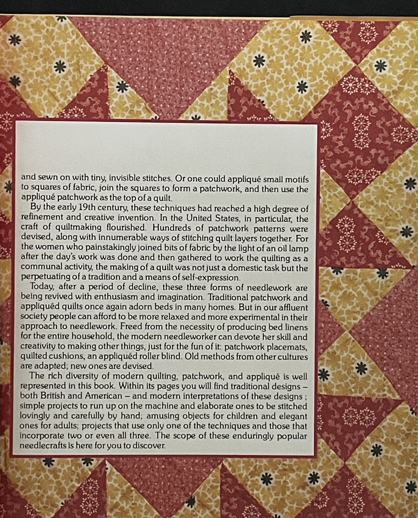 Quilting, Patchwork and Appliqué by Eleanor Van Zandt