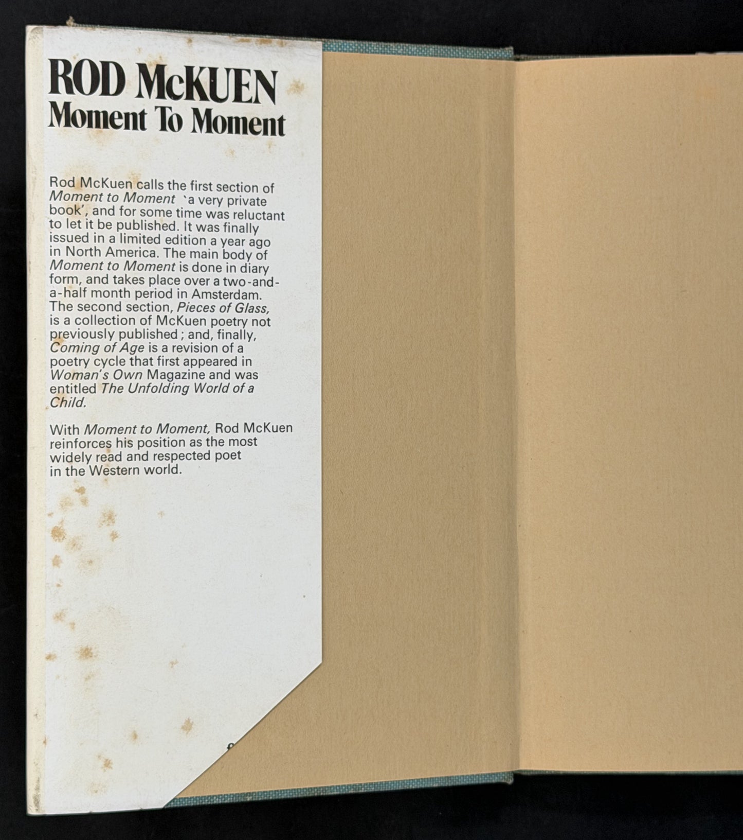 Moment to Moment by Rod McKuen