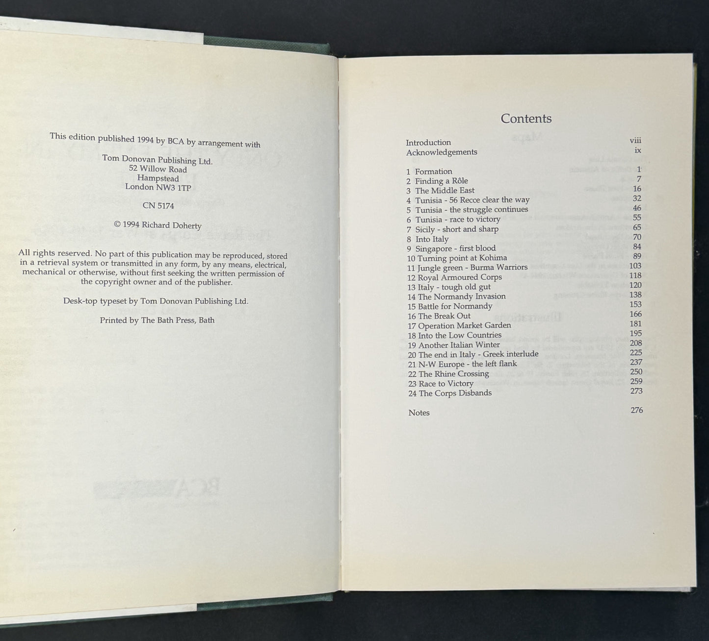 Only the Enemy in Front (every Other Beggar Behind-- ) by Richard Doherty