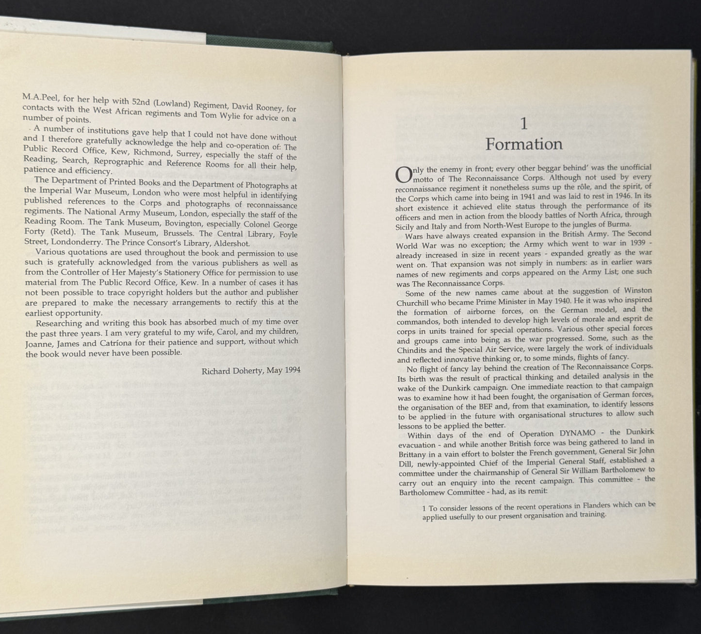 Only the Enemy in Front (every Other Beggar Behind-- ) by Richard Doherty