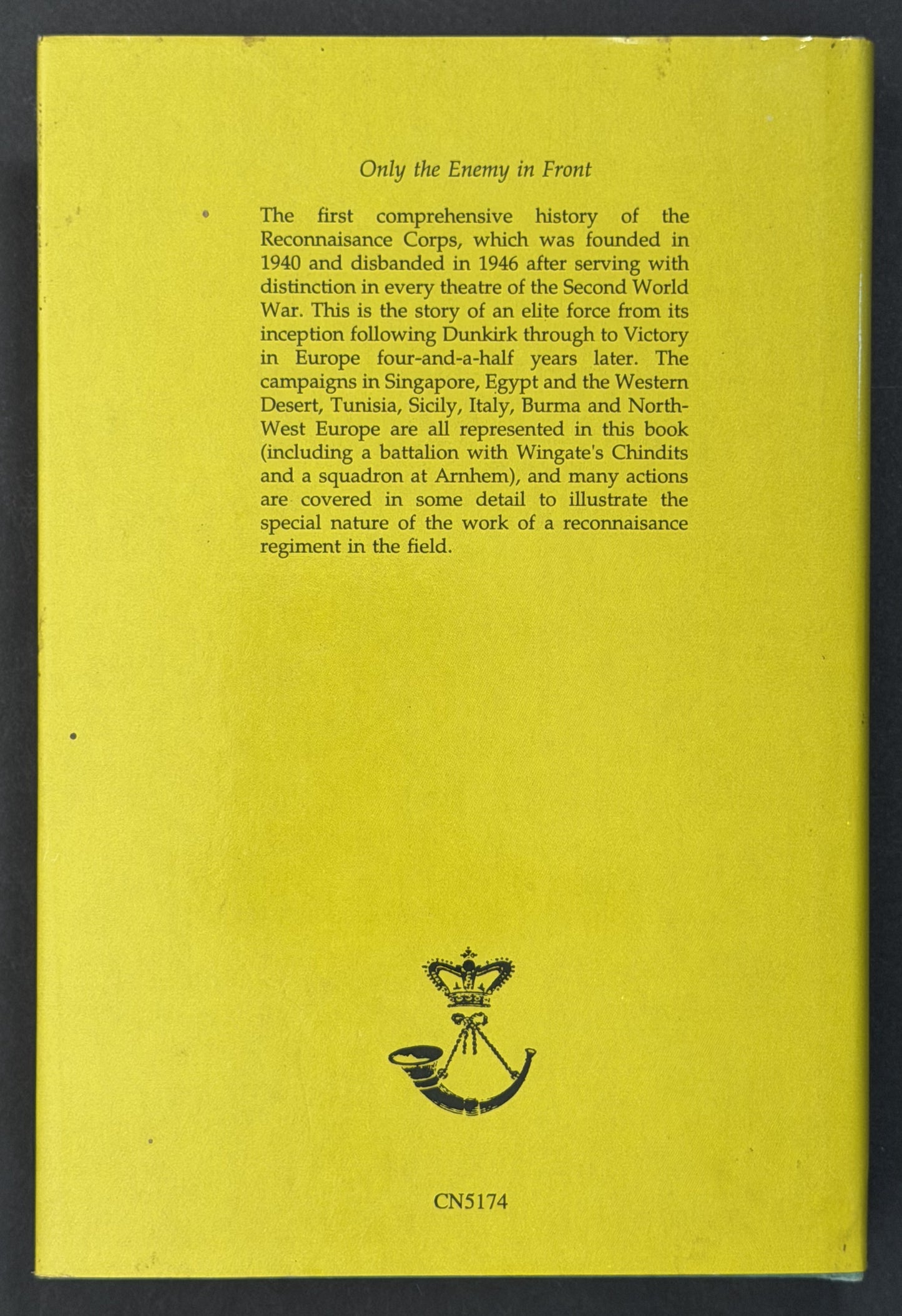 Only the Enemy in Front (every Other Beggar Behind-- ) by Richard Doherty