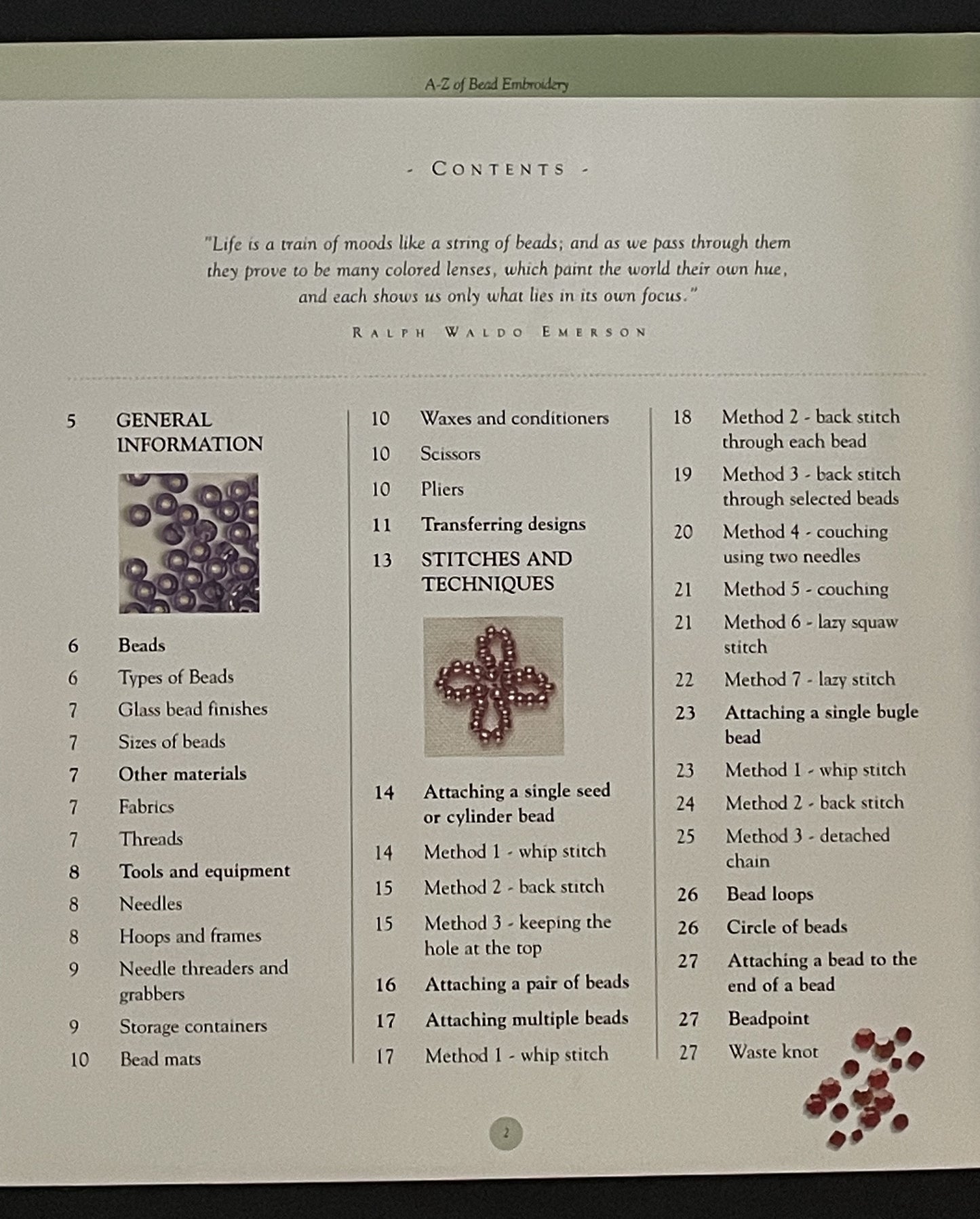 A-Z of Bead Embroidery by Sue Gardner