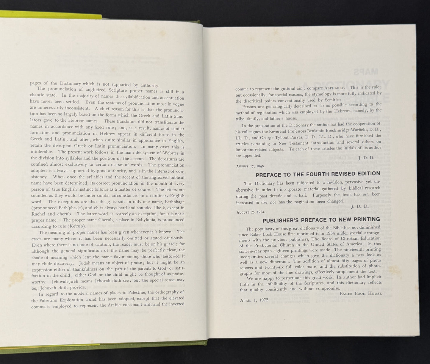 A Dictionary of the Bible by John D. Davis