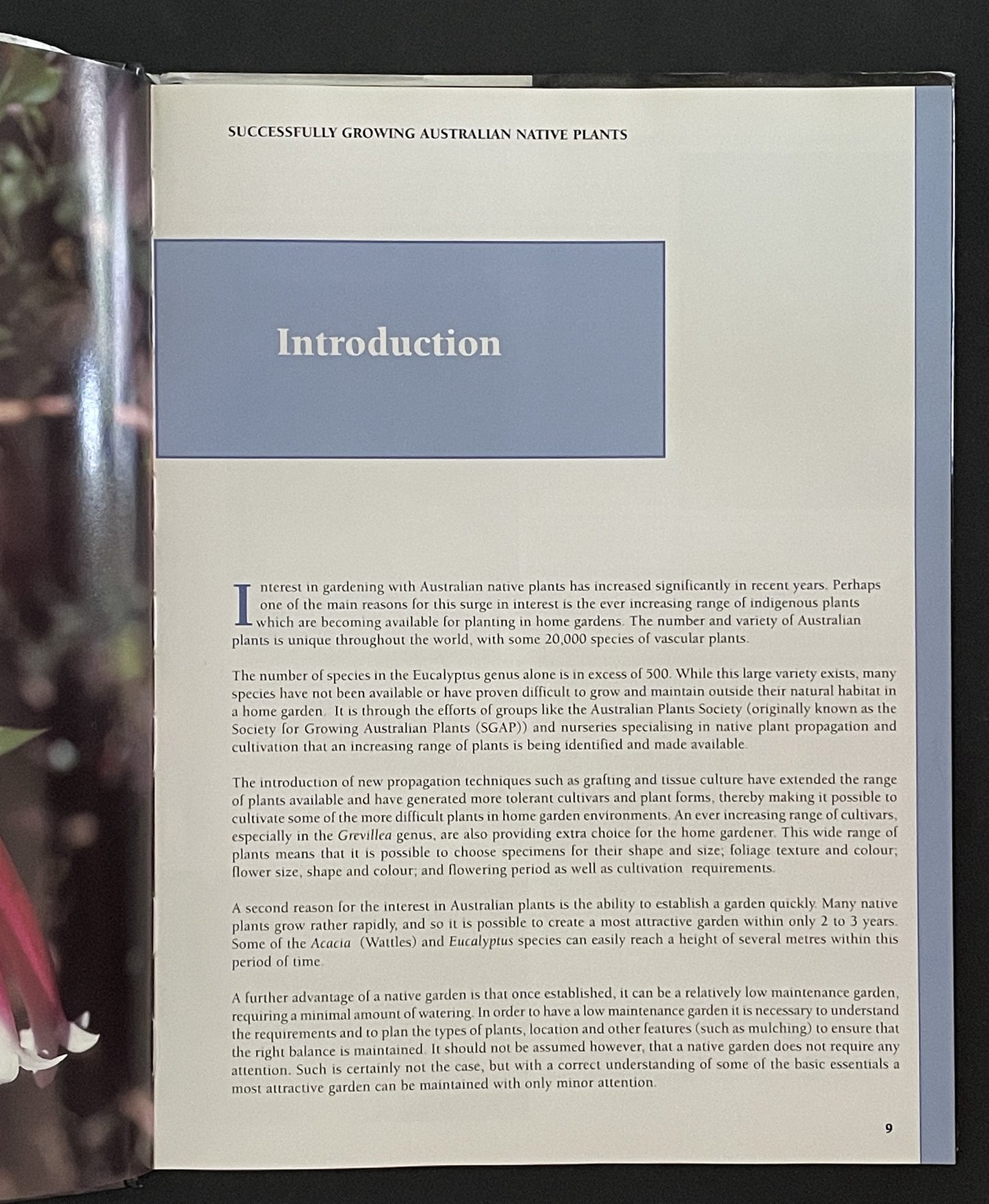 Successfully Growing Australian Native Plants by Geoff Rigby, Bev Rigby