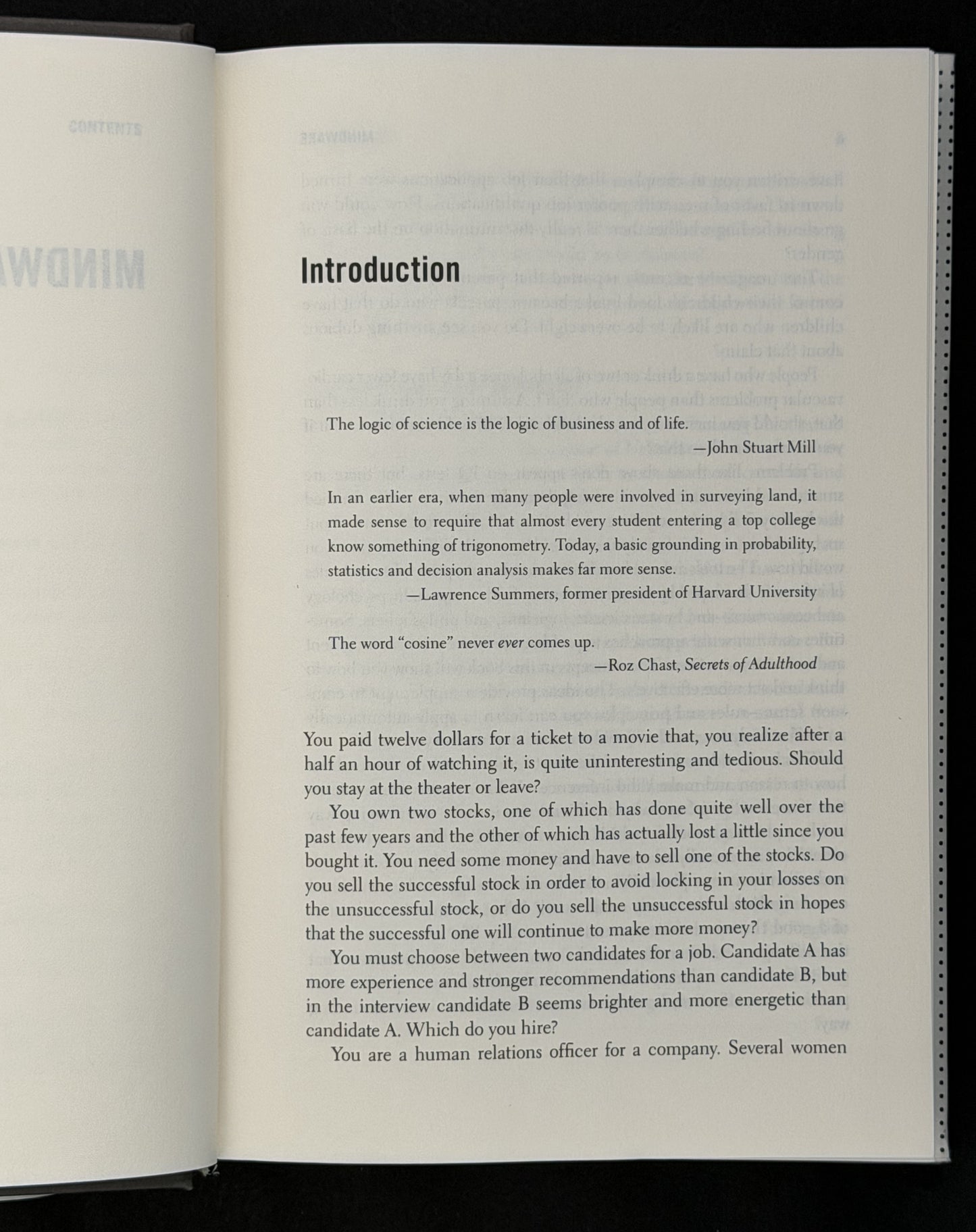 Mindware by Richard E. Nisbett