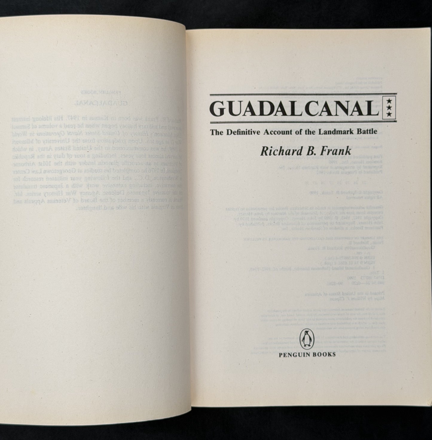 Guadalcanal by Richard B. Frank