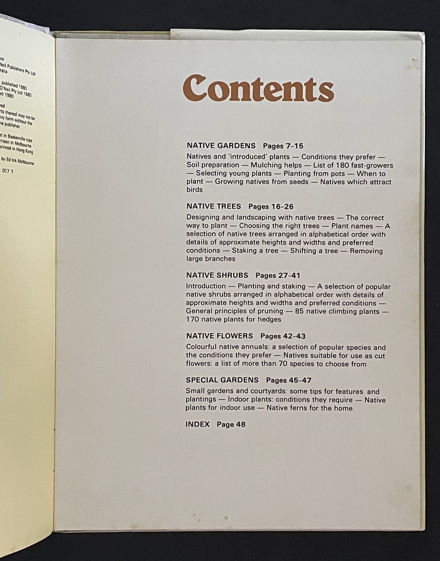 Native Plants for Australian Gardens by Richard Thomas Martin Pescott