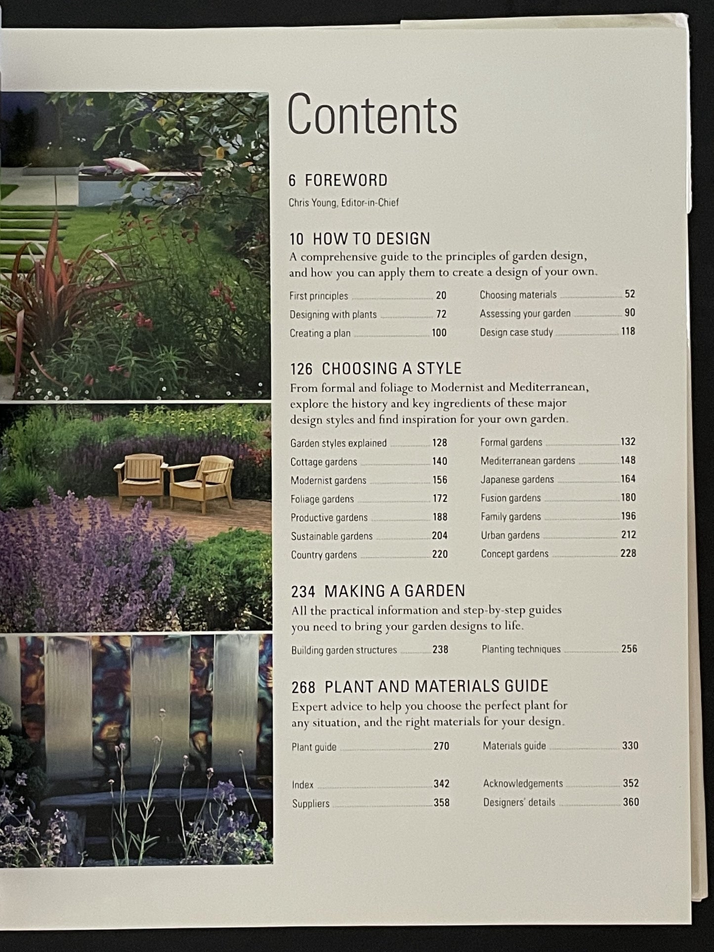 RHS Encyclopedia of Garden Design by Chris Young