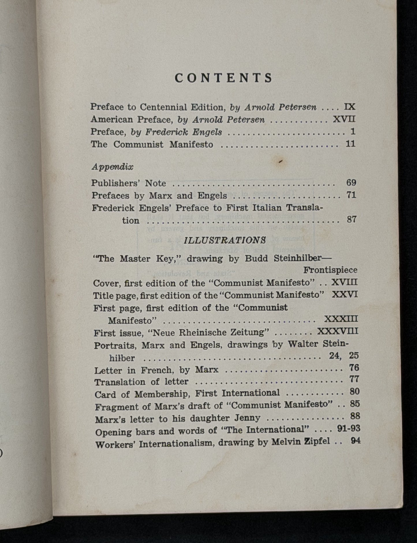 COMMUNIST MANIFESTO by KARL MARX and FREDERICK ENGELS