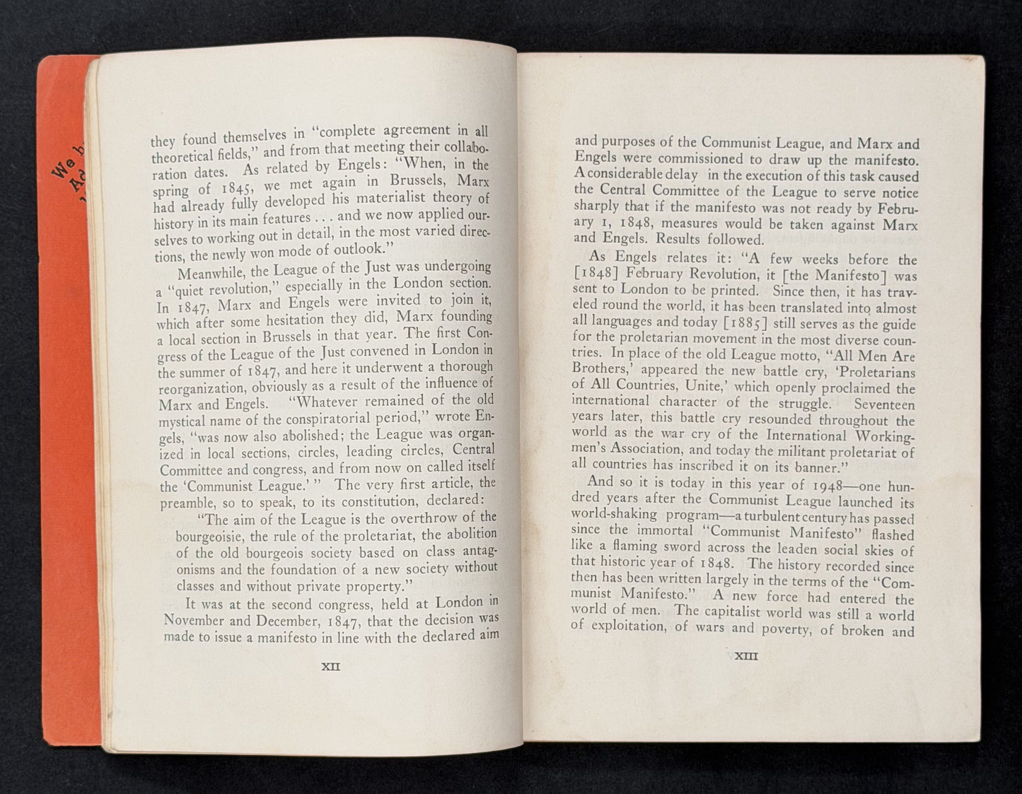 COMMUNIST MANIFESTO by KARL MARX and FREDERICK ENGELS