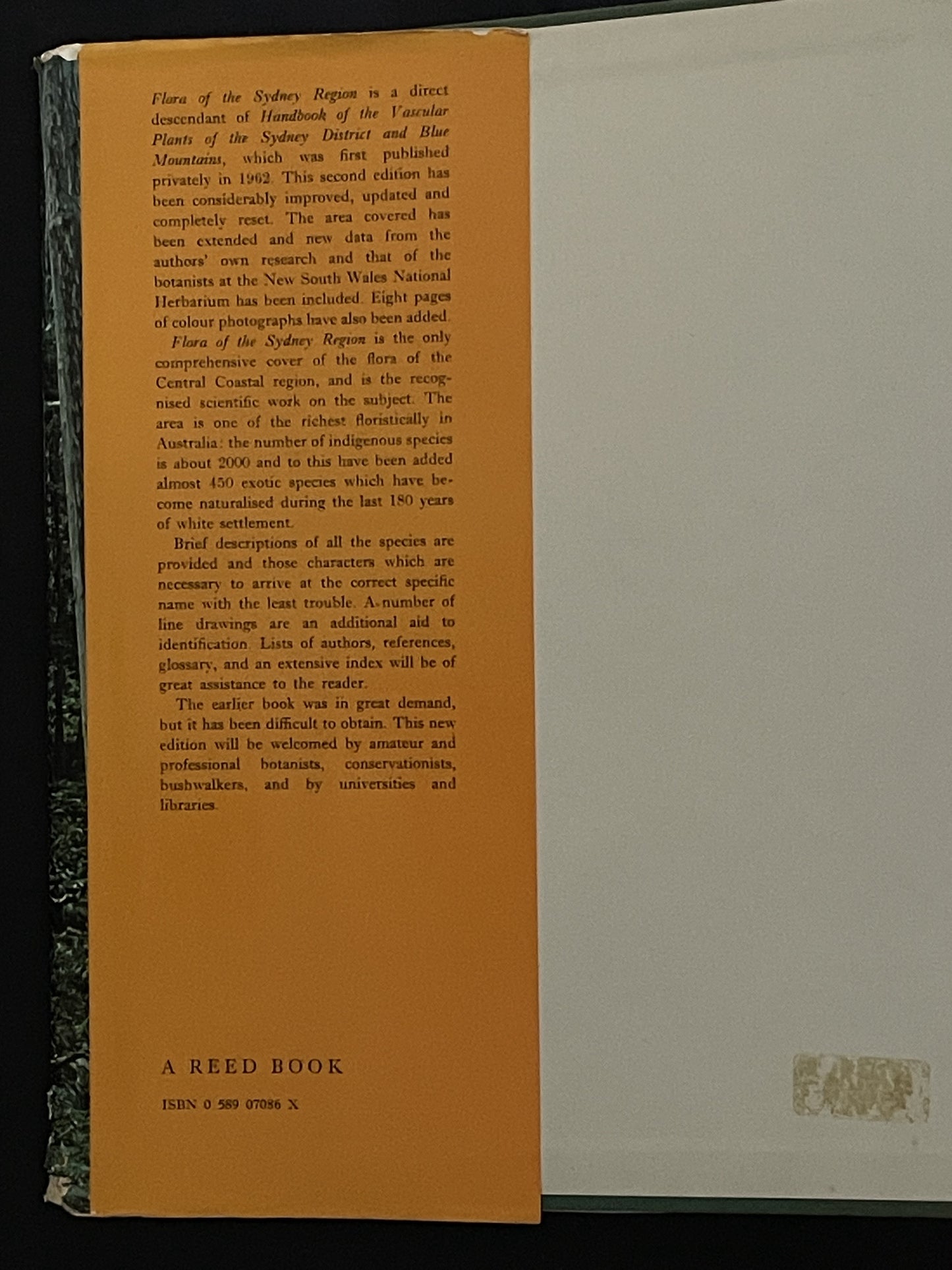 Flora of the Sydney Region by N. C. W. Beadle, O. D. Evans, R. C. Carolin