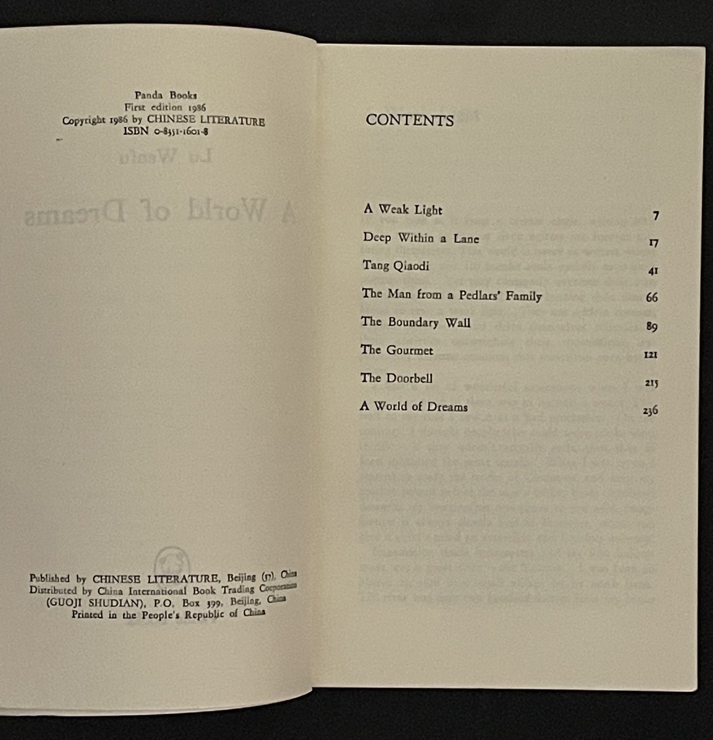 A World of Dreams by Wenfu Lu