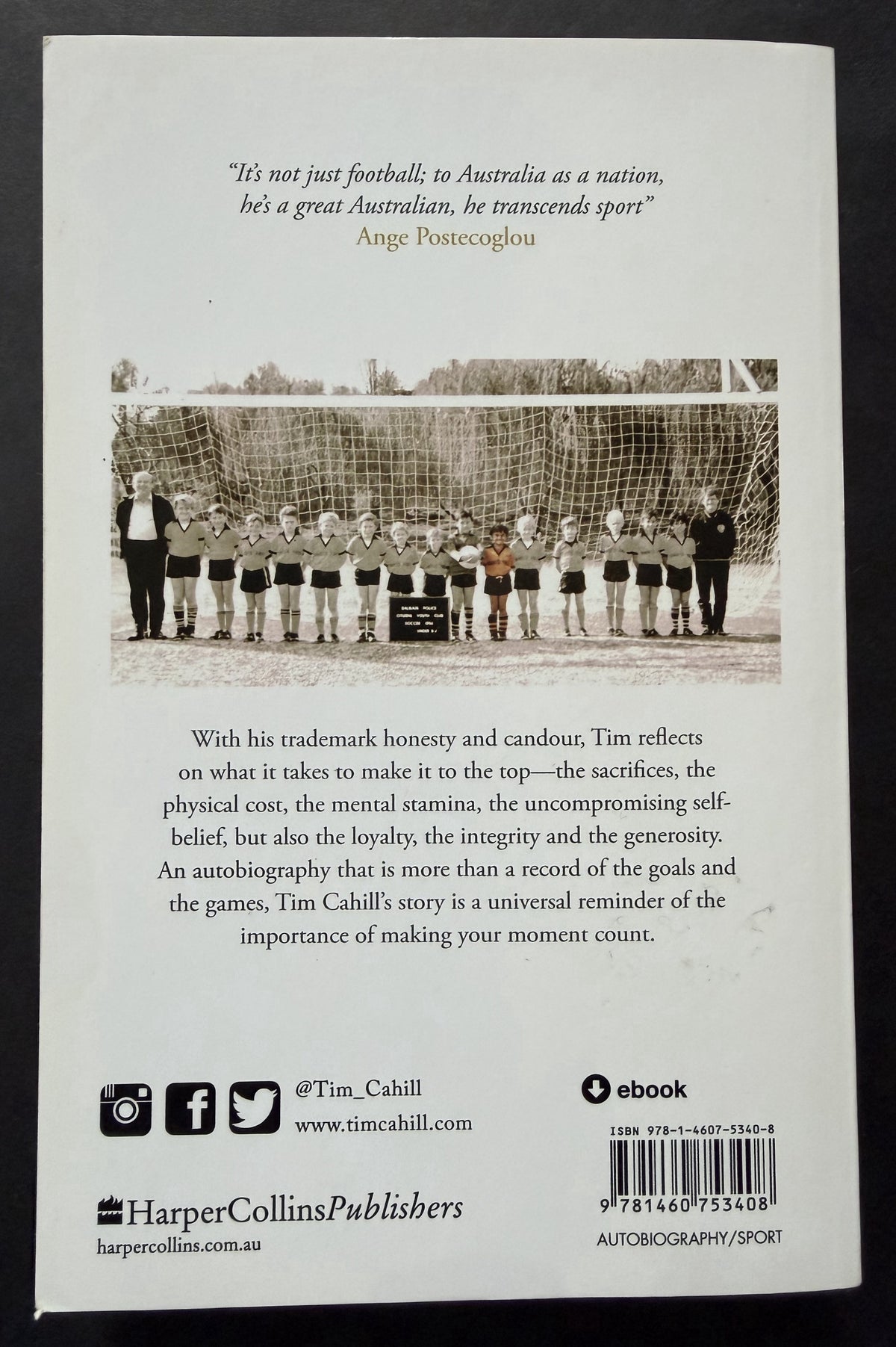 Legacy by Tim Cahill