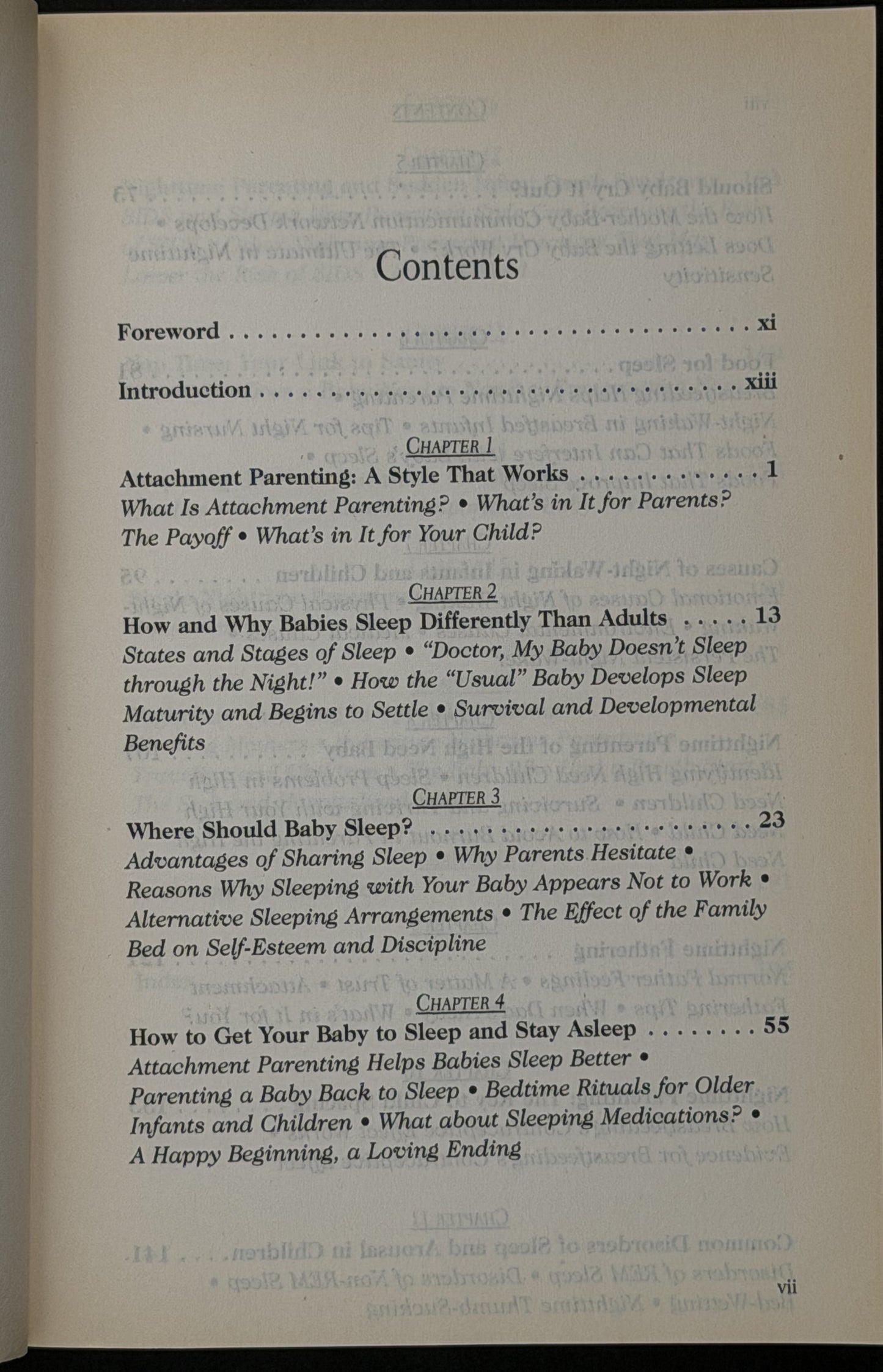Nighttime Parenting by William Sears, M.D.