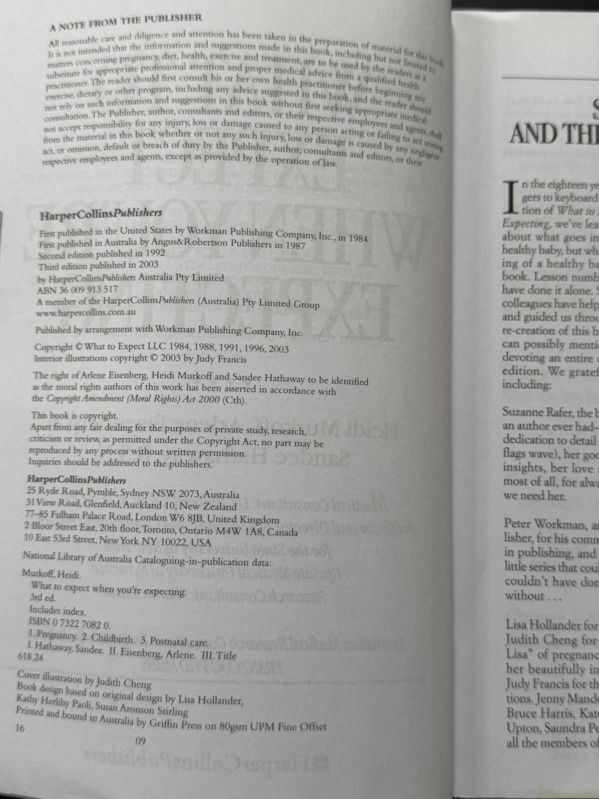 What to Expect When You're Expecting by Heidi Murkoff et al.