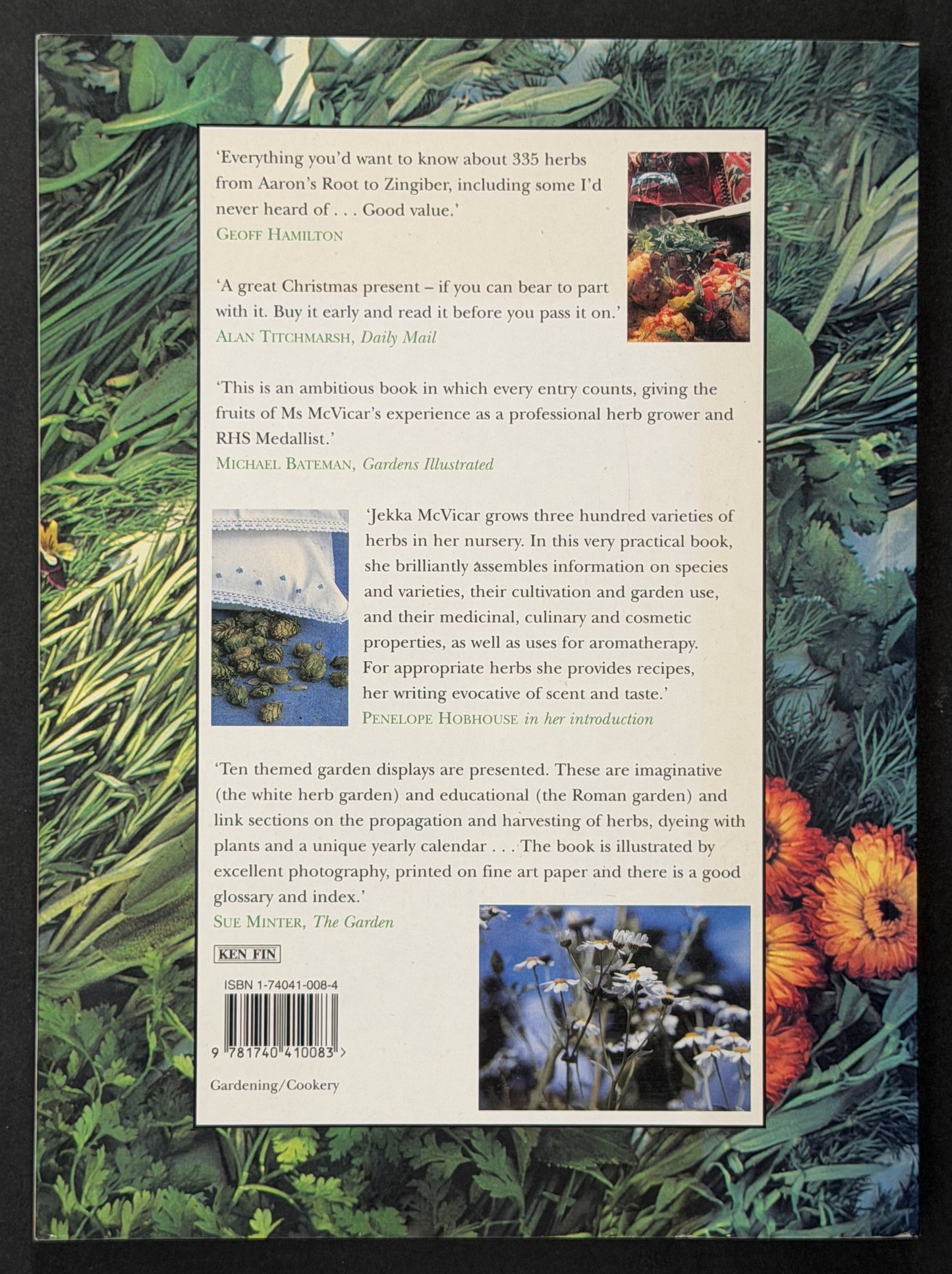 Jekka's Complete Herb Book by Jekka McVicar