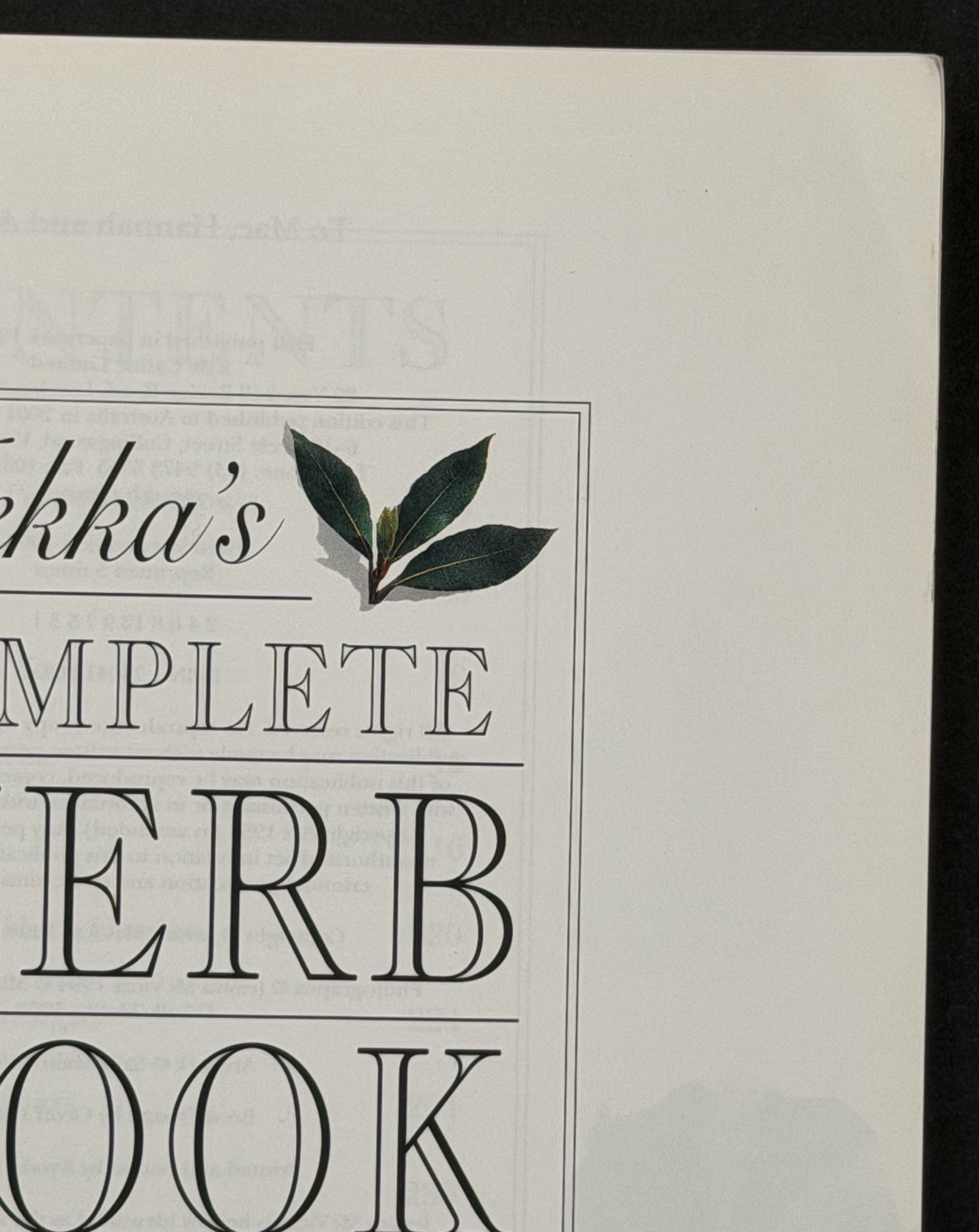 Jekka's Complete Herb Book by Jekka McVicar