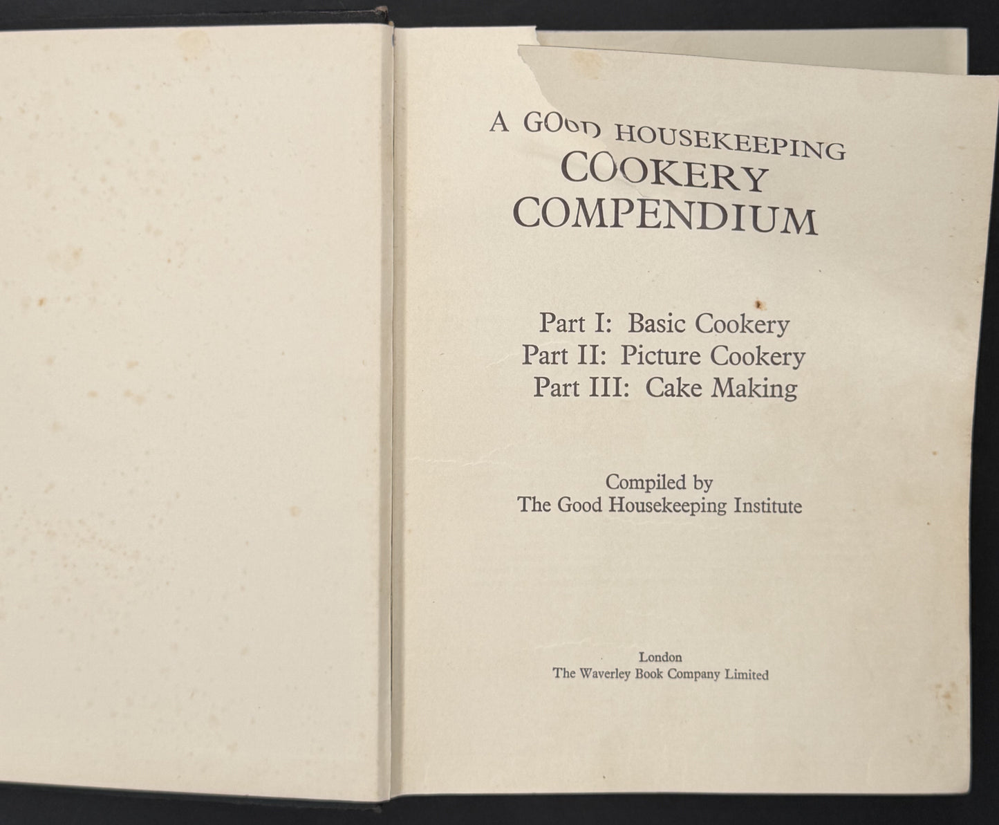 Good Housekeeping's Cookery Compendium by The Good Housekeeping Institute