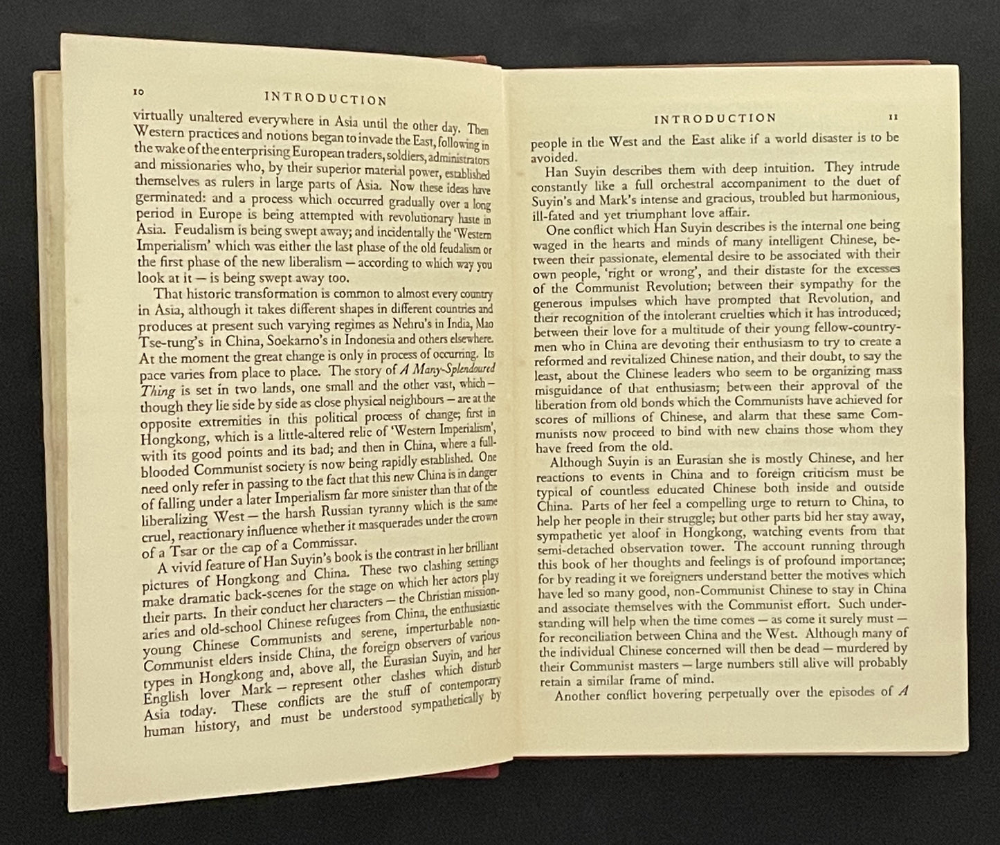 A Many-Splendoured Thing by Han Suyin