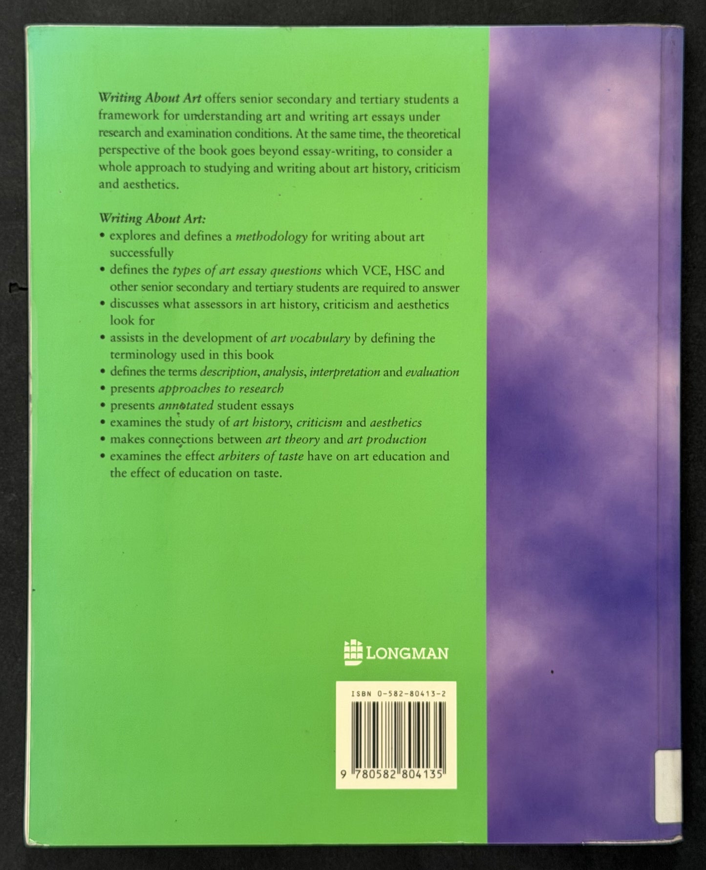 Writing About Art by E. P. Hirsh