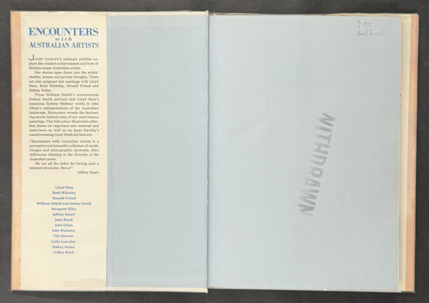Encounters with Australian Artists by Janet Hawley