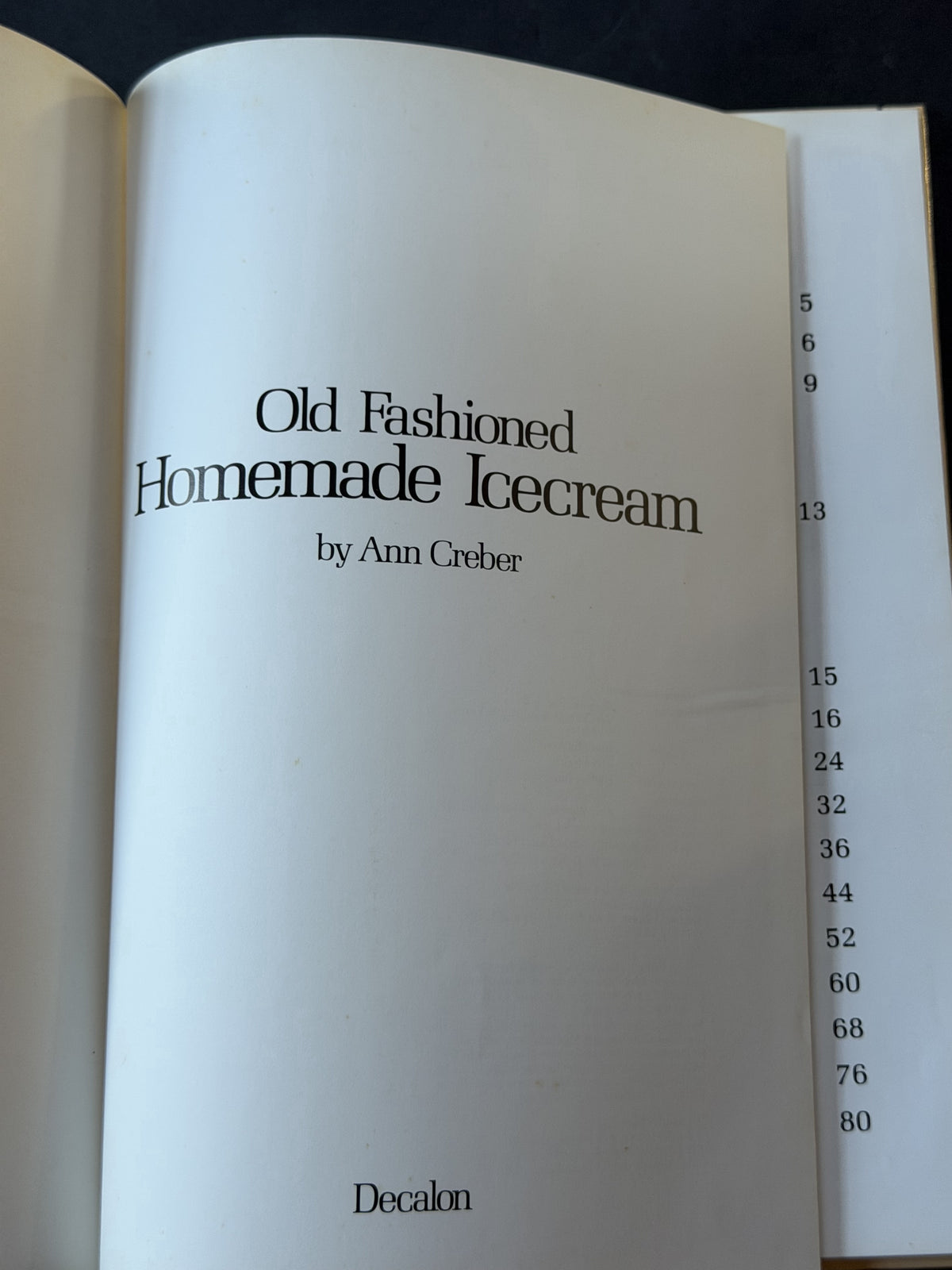 Old Fashioned Homemade Icecream by Ann Creber