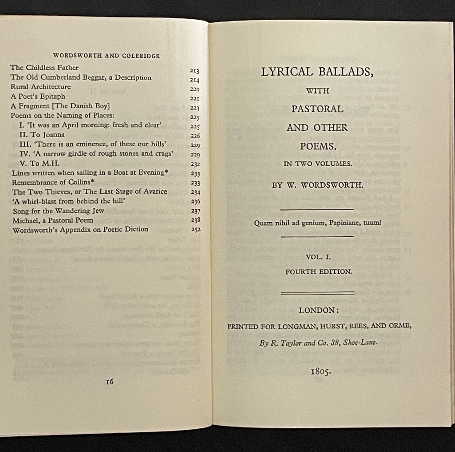 Lyrical Ballads by Wordsworth & Coleridge