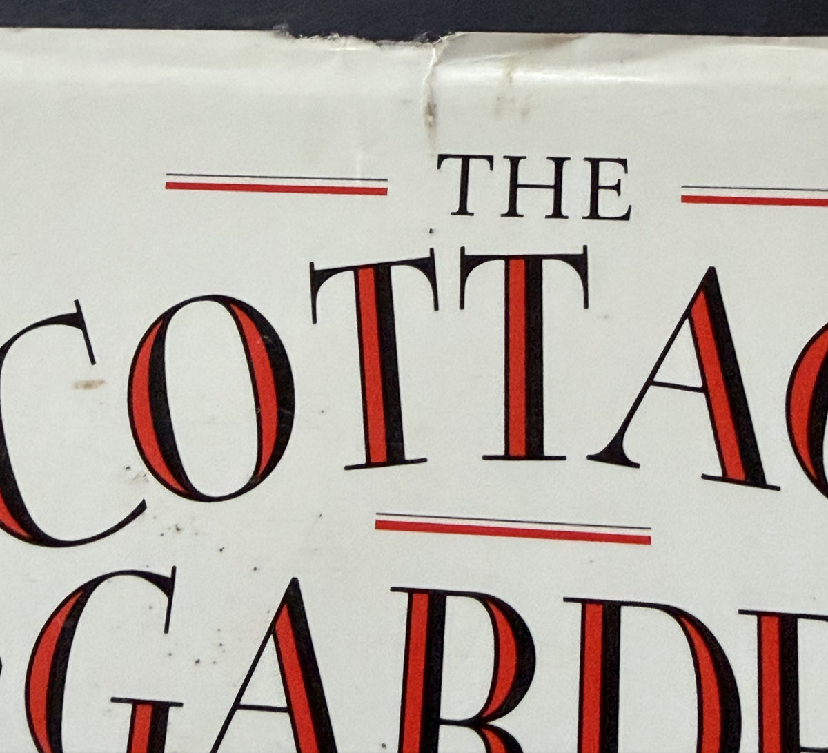 The Cottage Garden by Christopher Lloyd, Richard Bird