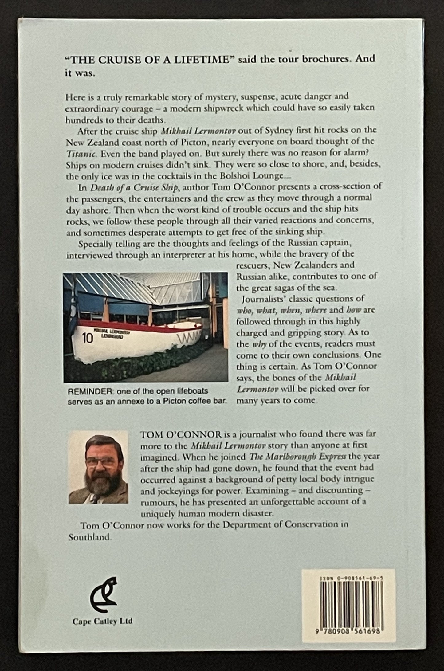 Death of a Cruise Ship by Tom O'Connor