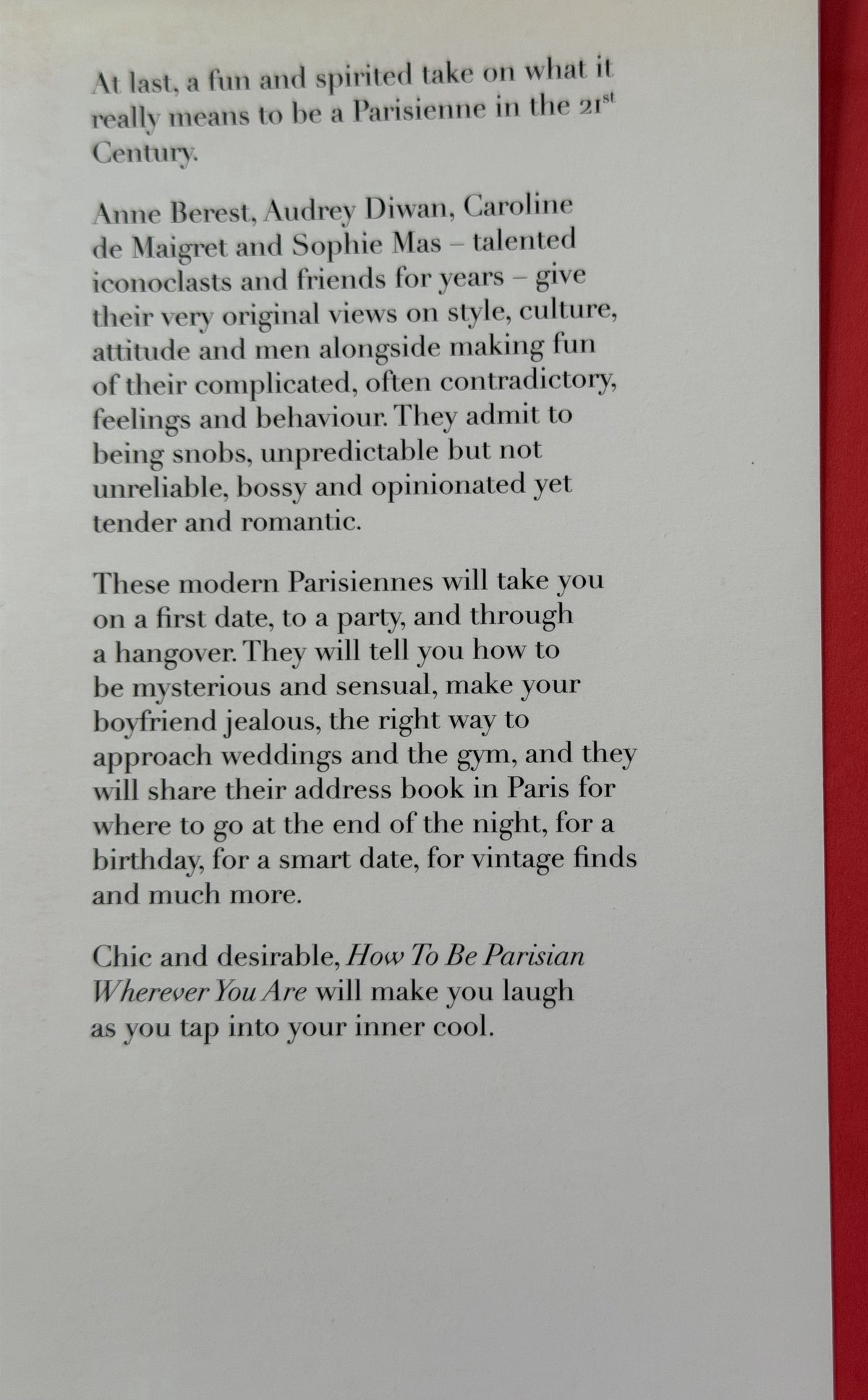 How To Be Parisian Wherever You Are by Anne Berest et al.