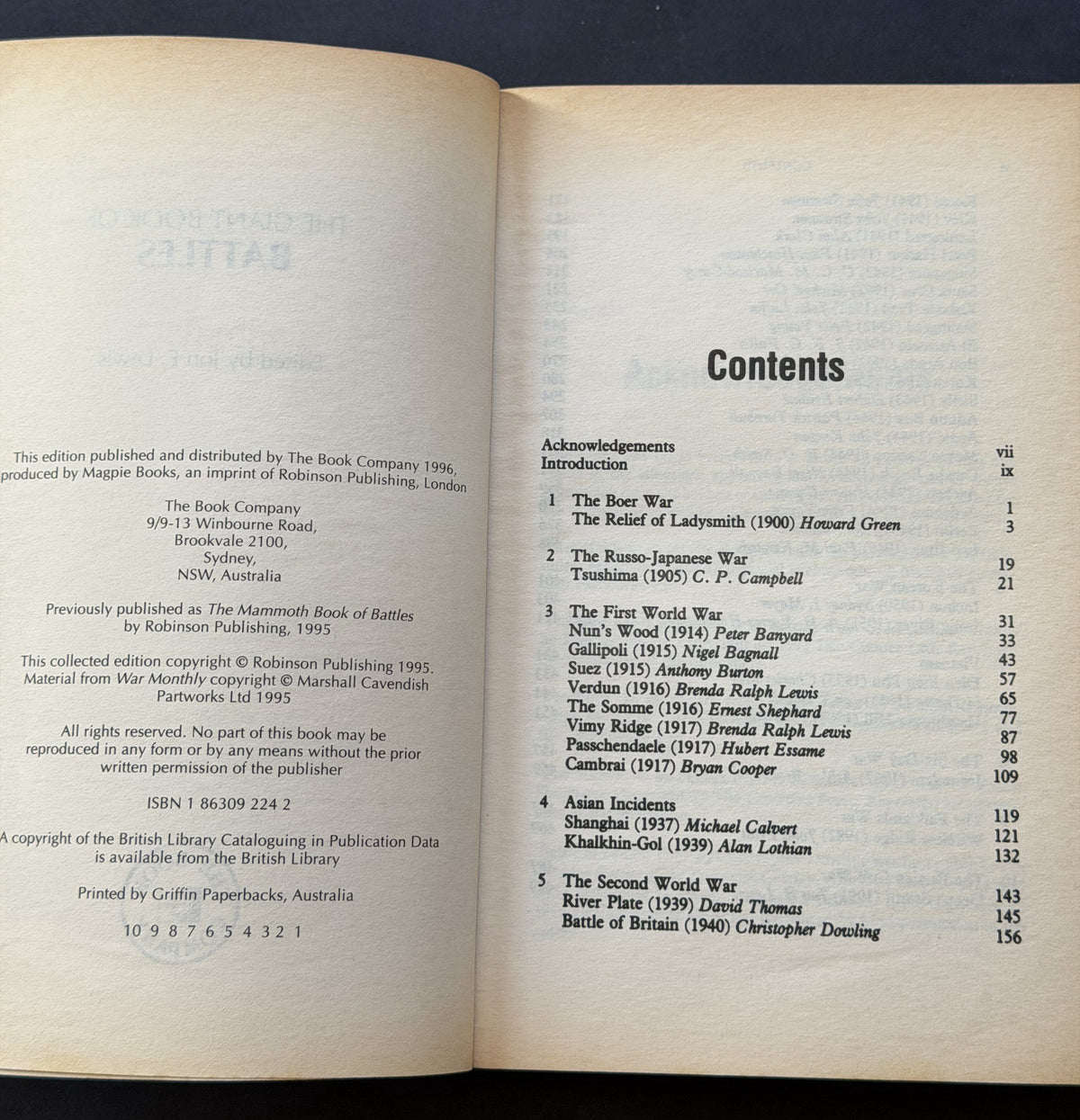 The Giant Book of Battles
