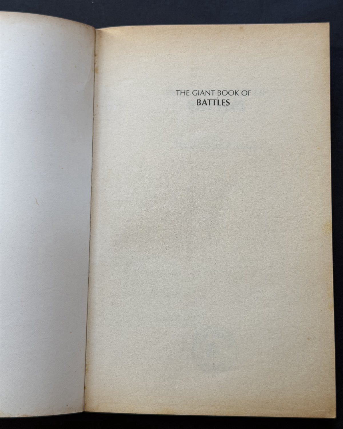The Giant Book of Battles