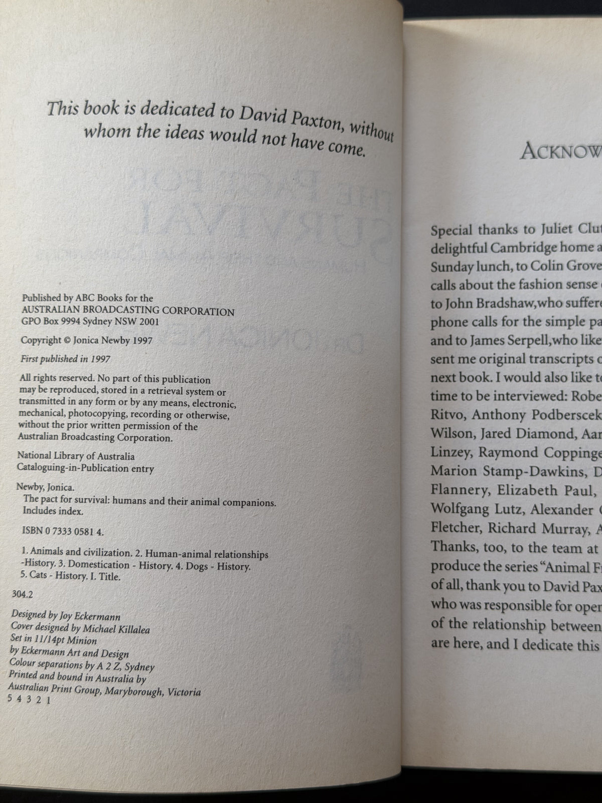 The Pact for Survival by Jonica Newby