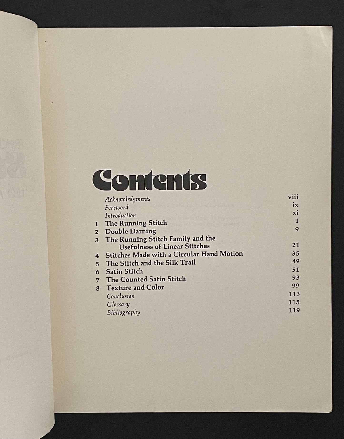 Principles of the Stitch by Lilo Markrich