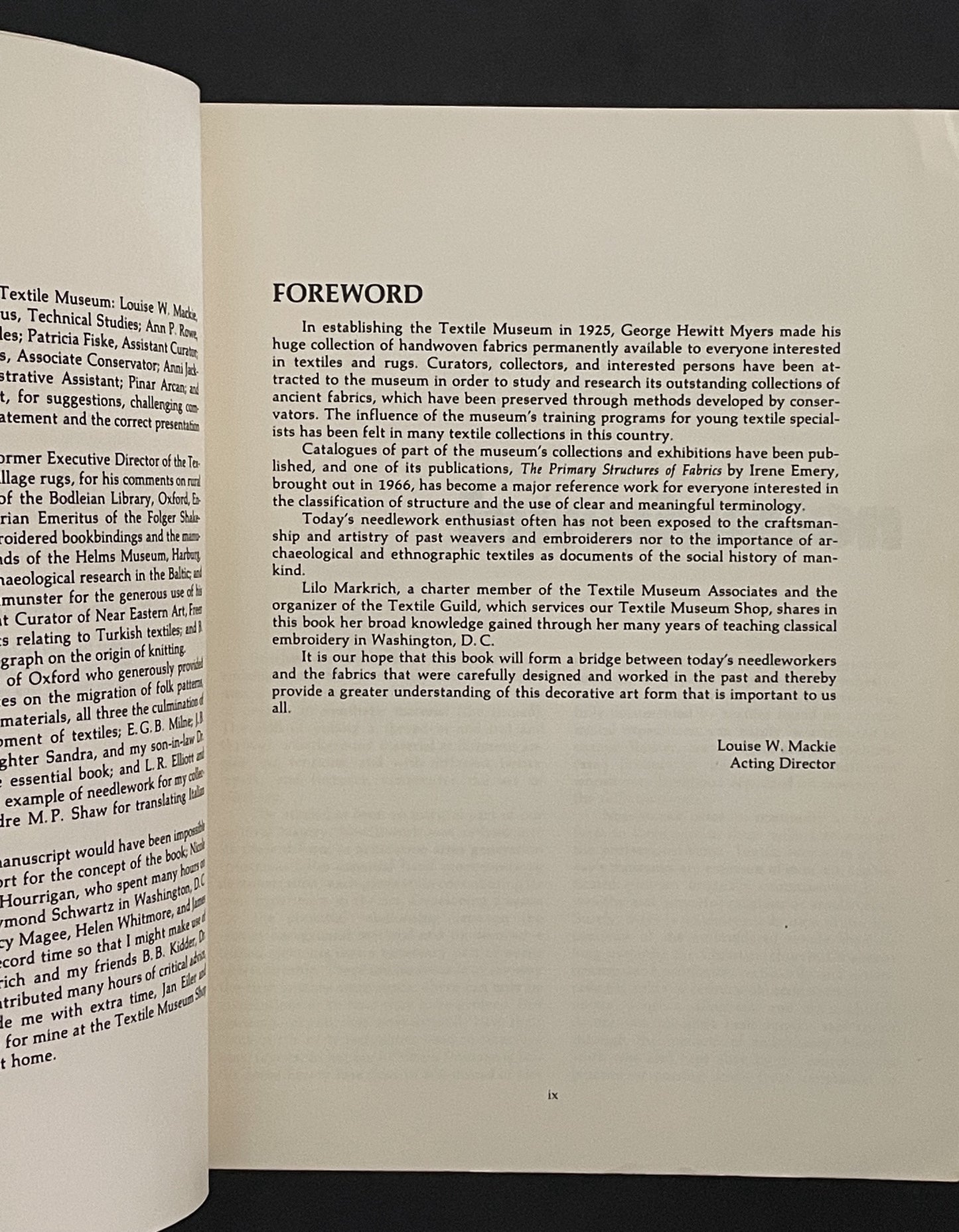 Principles of the Stitch by Lilo Markrich