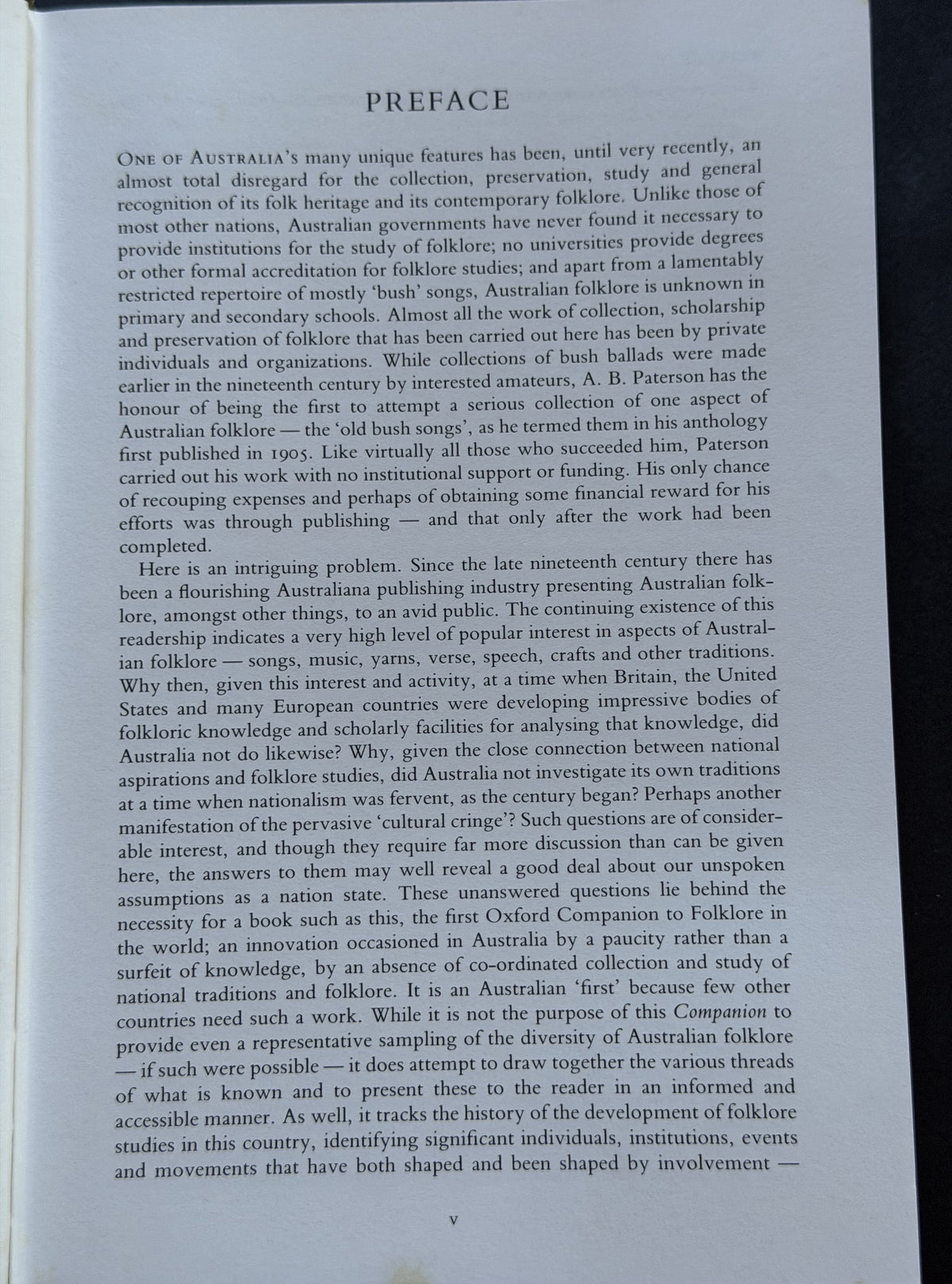 The Oxford Companion to Australian Folklore by Gwenda Davey, Graham Seal