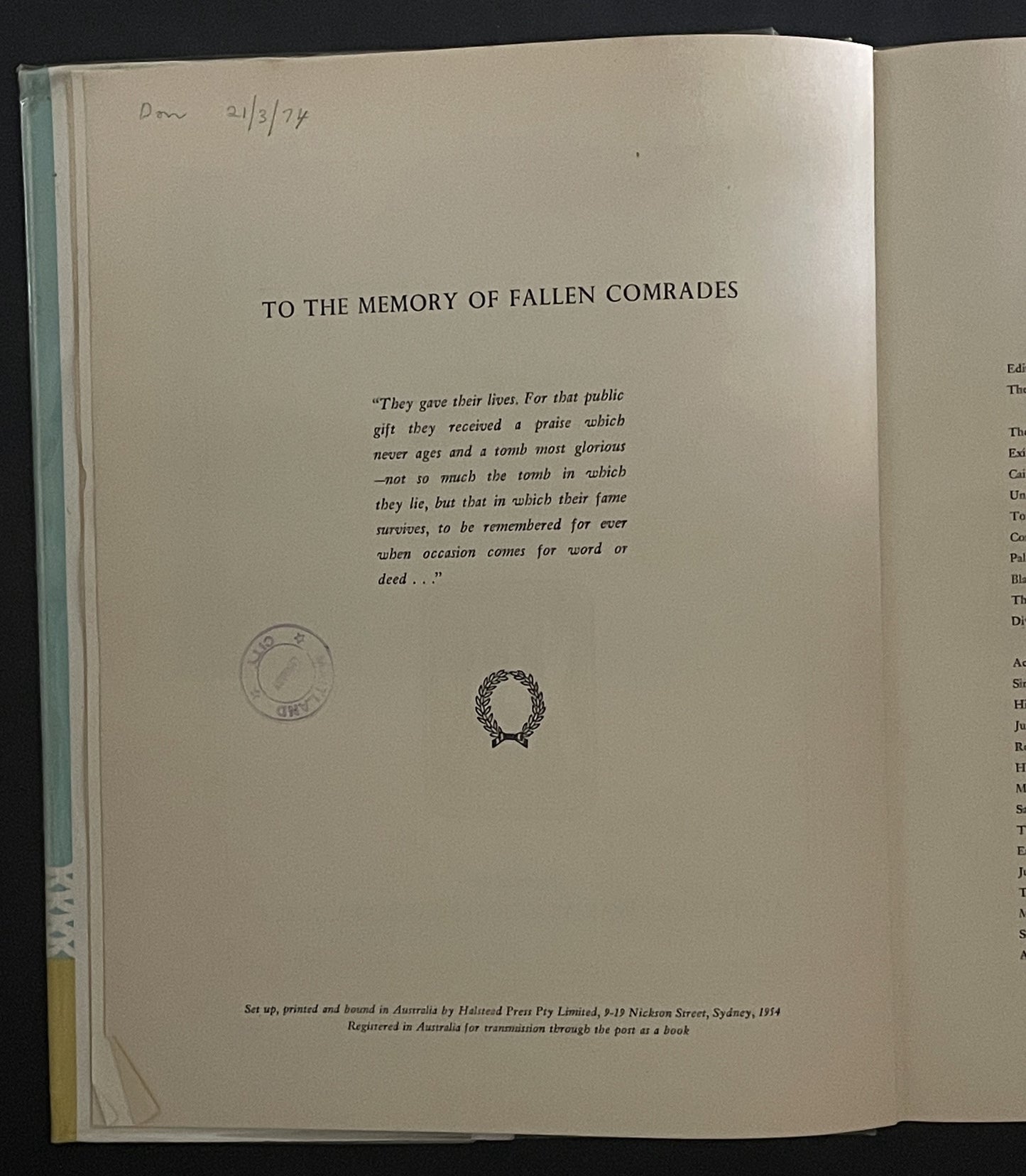 As You Were by Charles Bush