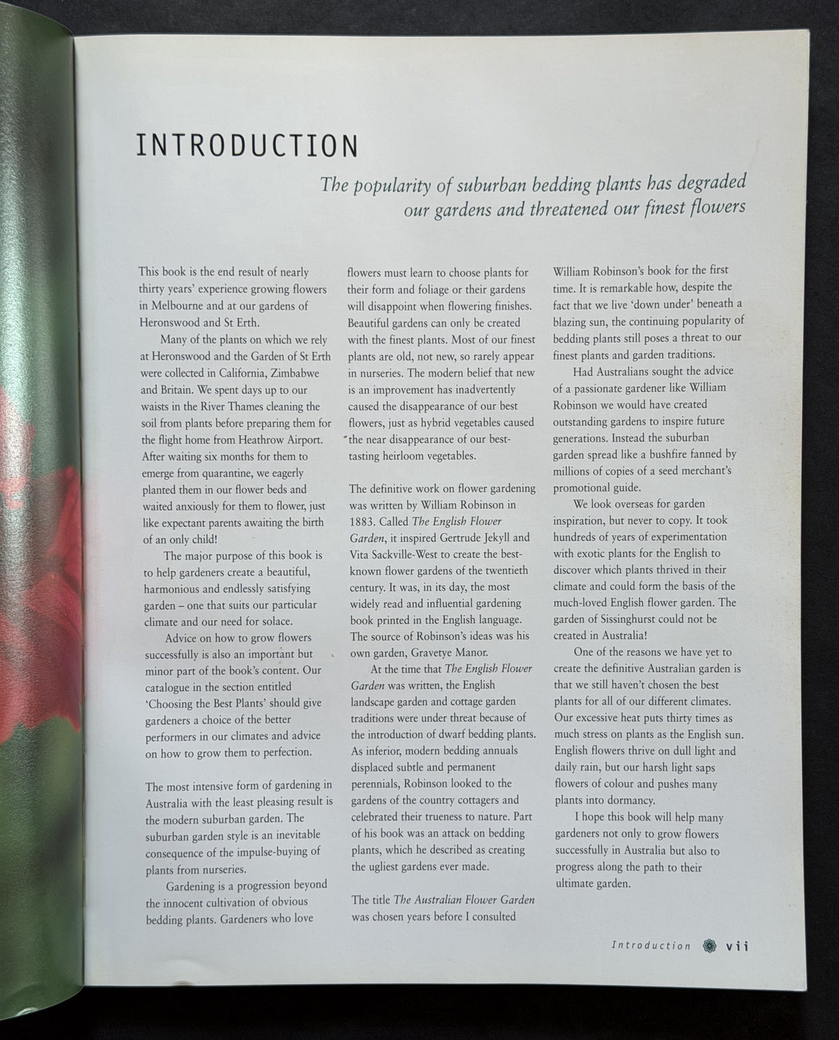 The Australian Flower Garden by Clive Blazey