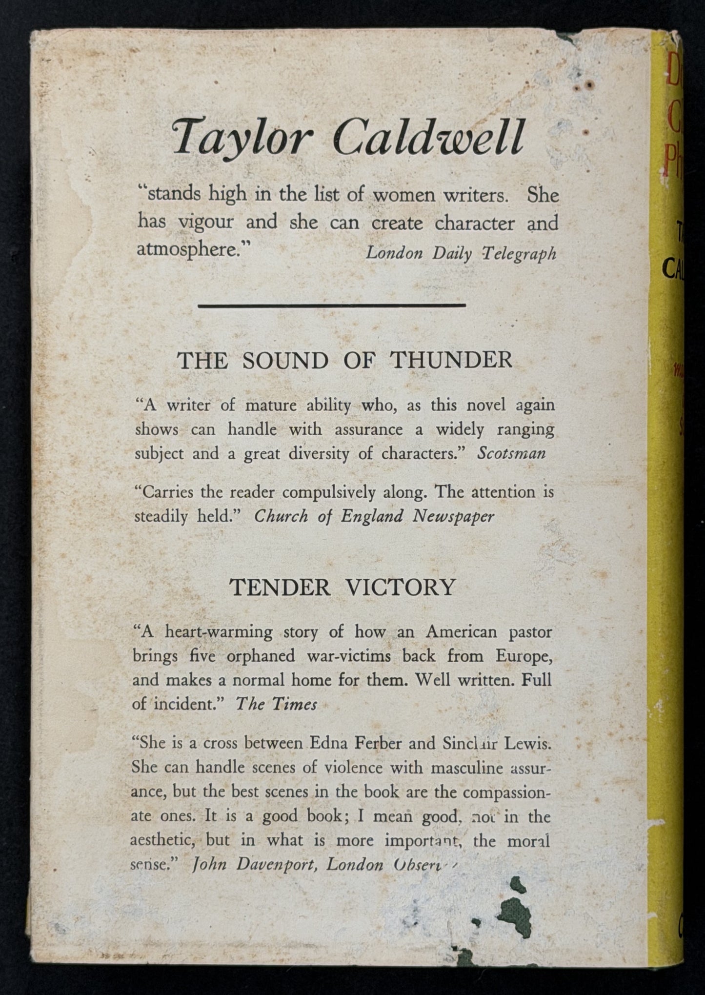 Dear and Glorious Physician by Taylor Caldwell