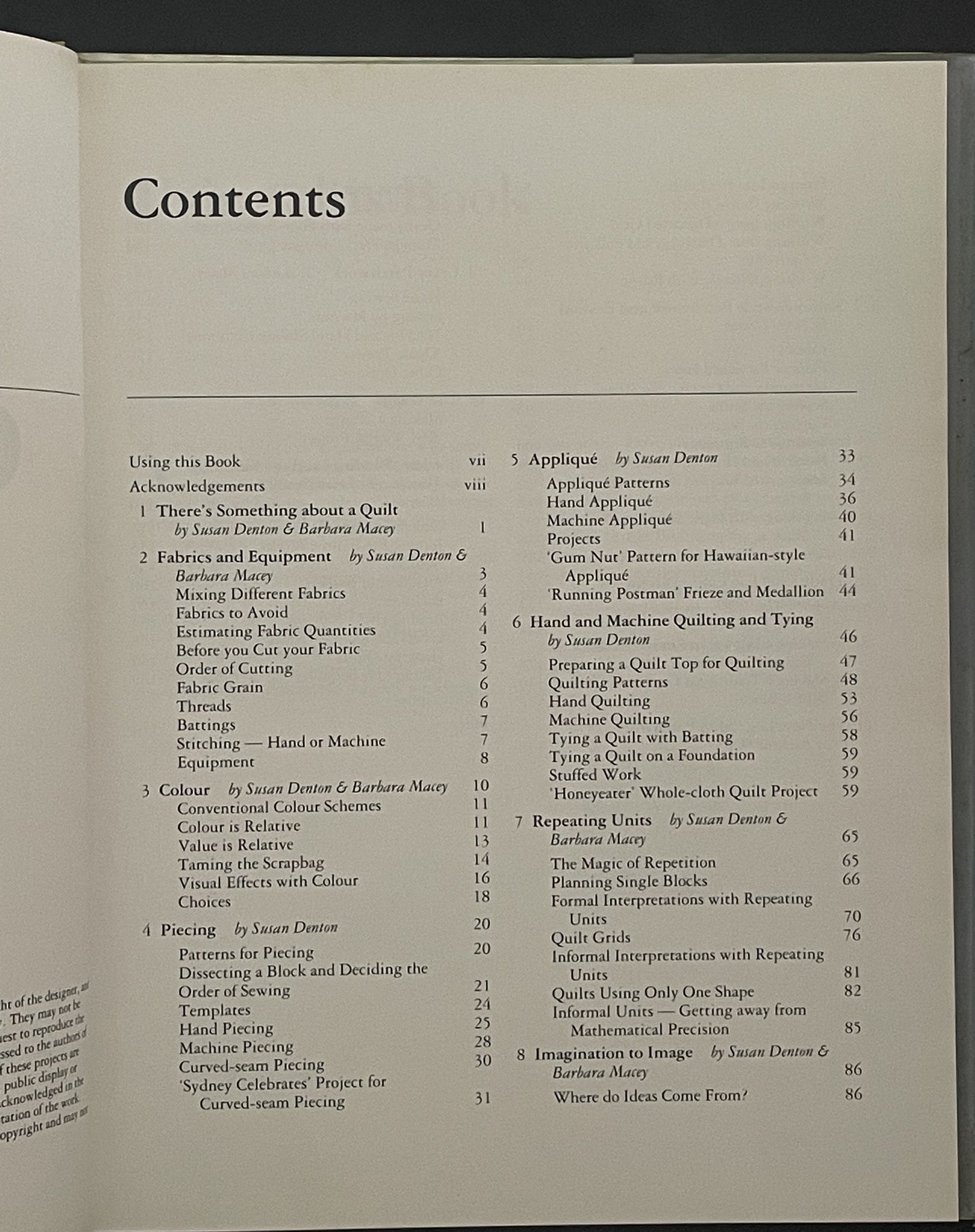 Australian Quiltmaking by Susan Denton, Barbara Macey