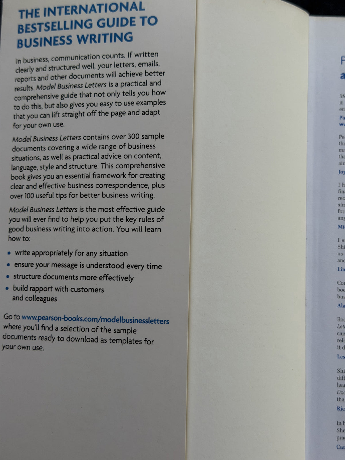 Model Business Letters, Emails and Other Business Documents by Shirley Taylor