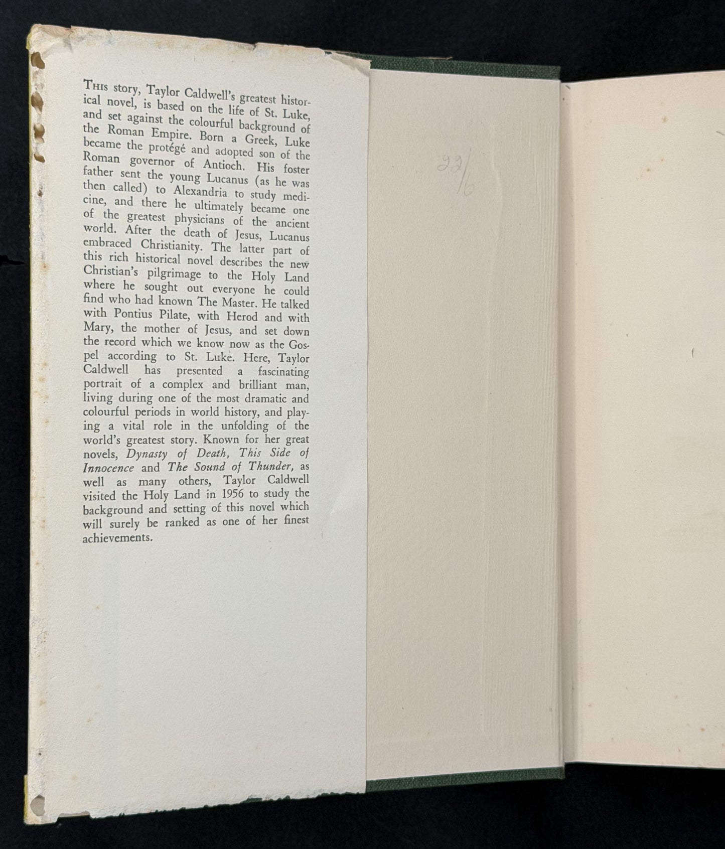 Dear and Glorious Physician by Taylor Caldwell
