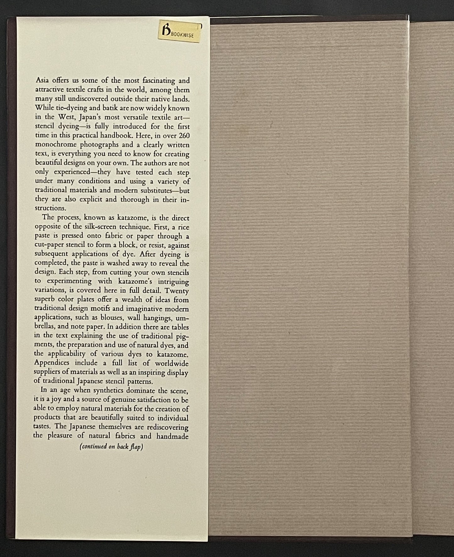 Japanese Stencil Dyeing by Eiko Nakano, Barbara B. Stephan