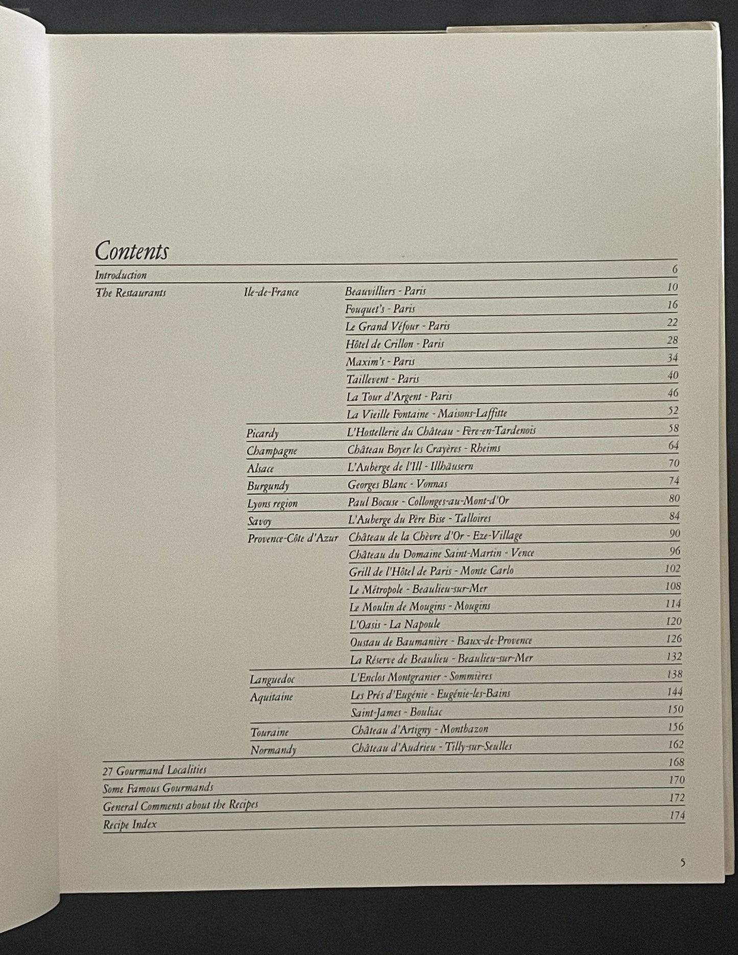 The Gourmet's Tour de France by Henry Viard