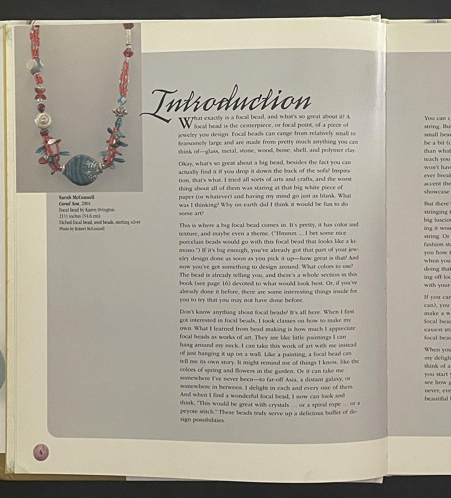 One Big Beautiful Bead by Sarah McConnell