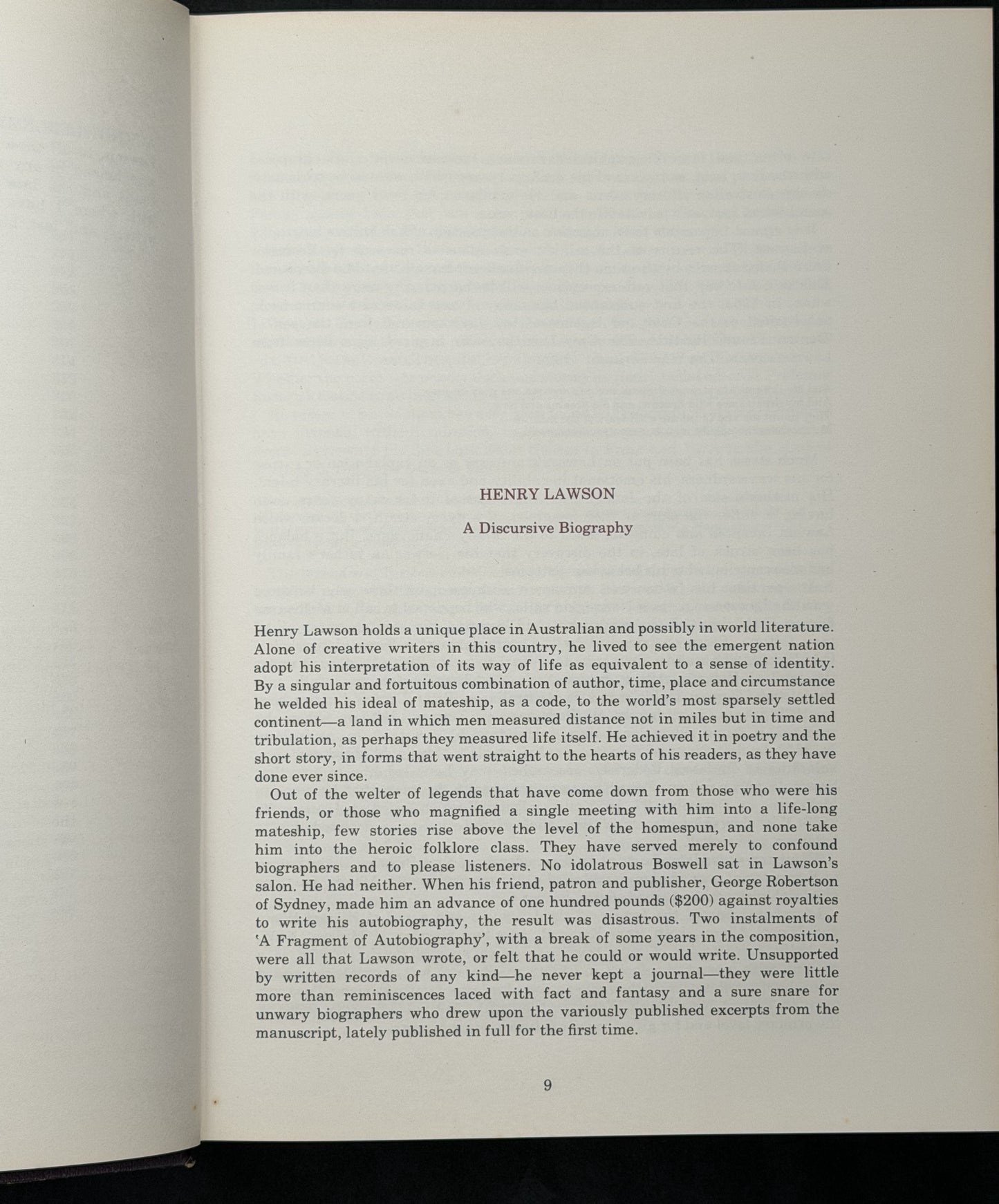 The World of Henry Lawson by Henry Lawson