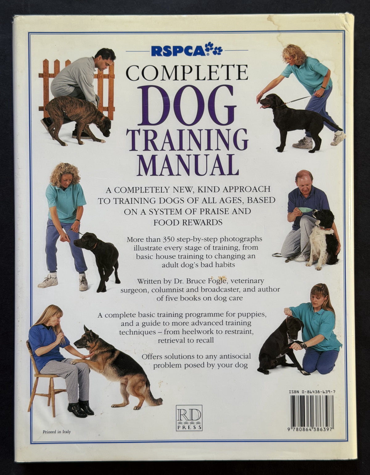 RSPCA Complete Dog Training Manual by Bruce Fogle, RSPCA (GREAT BRITAIN)
