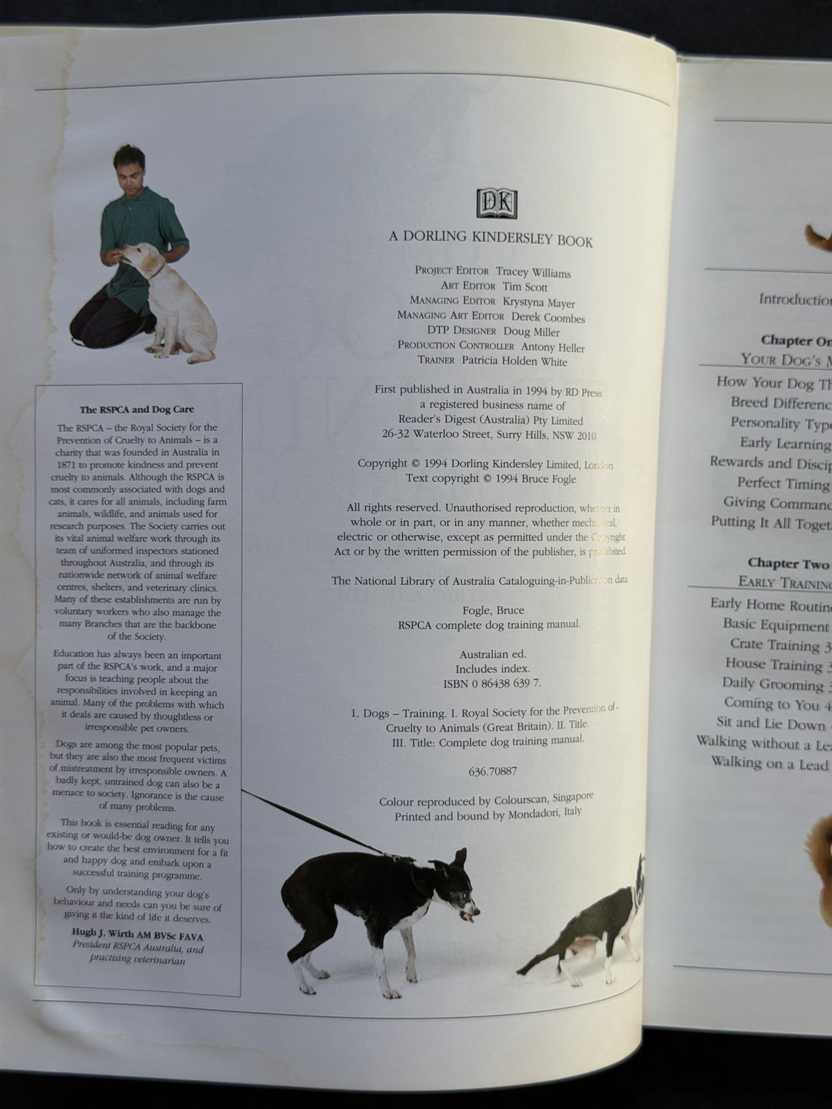 RSPCA Complete Dog Training Manual by Bruce Fogle, RSPCA (GREAT BRITAIN)